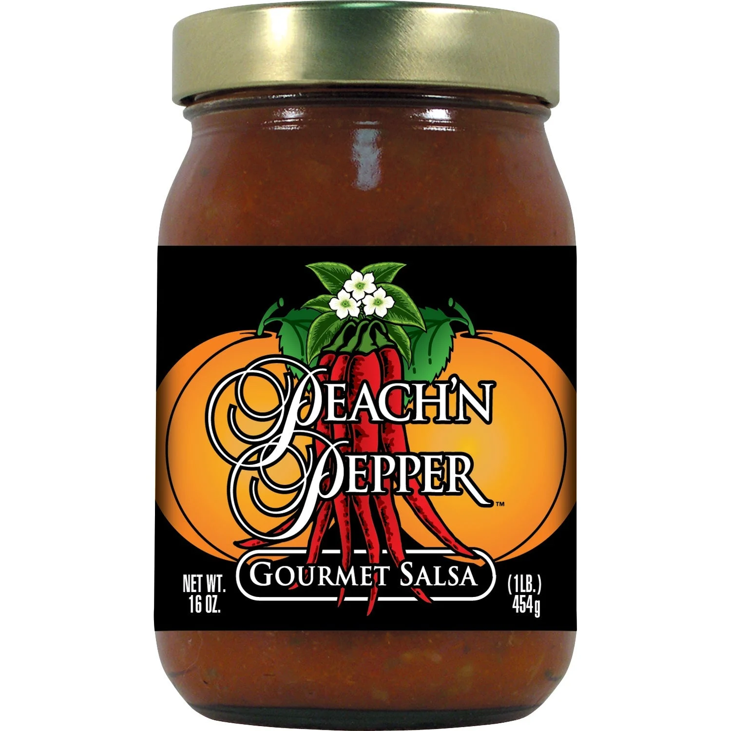 Salsa, Peach,12 - 16 FLUID