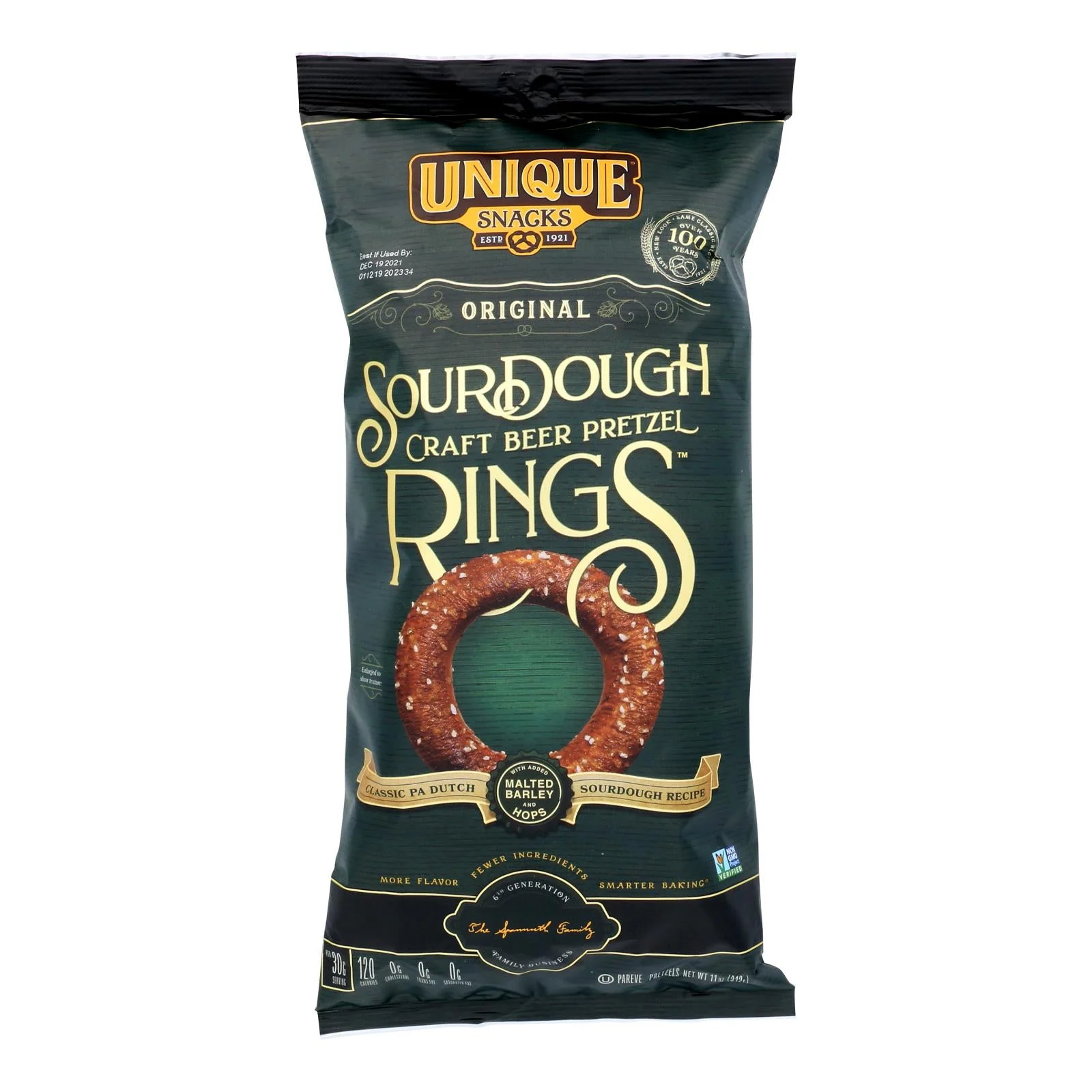 Pretzel Rings, Sourdough, Craft Beer, with Malted Barley & Hops,12 - 11 OUNCE