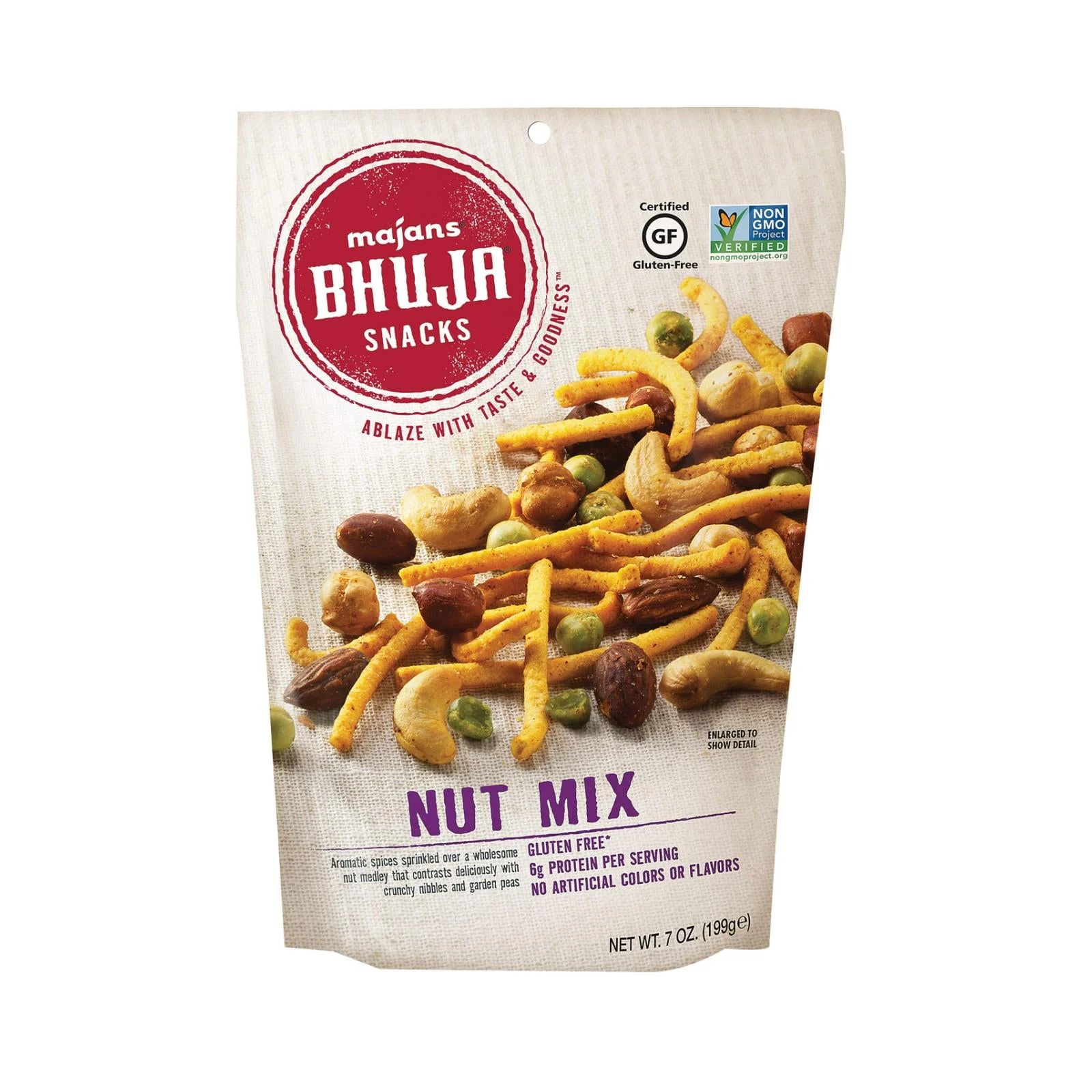 Snack Mix, Nut, Seasoned,6 - 7 OUNCE