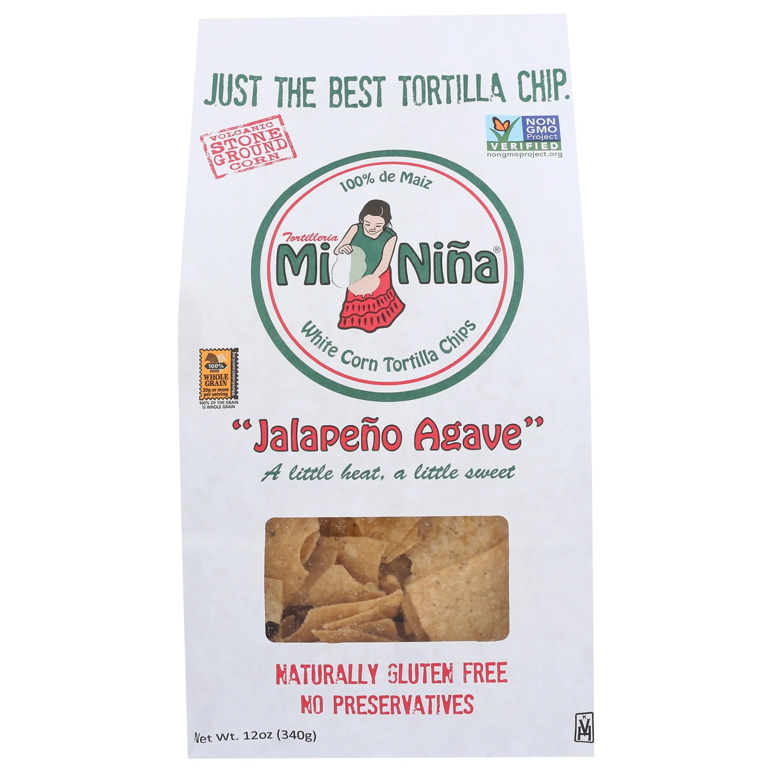 Chips, Tortilla, Jalapeno Agave,9 - 12 OUNCE