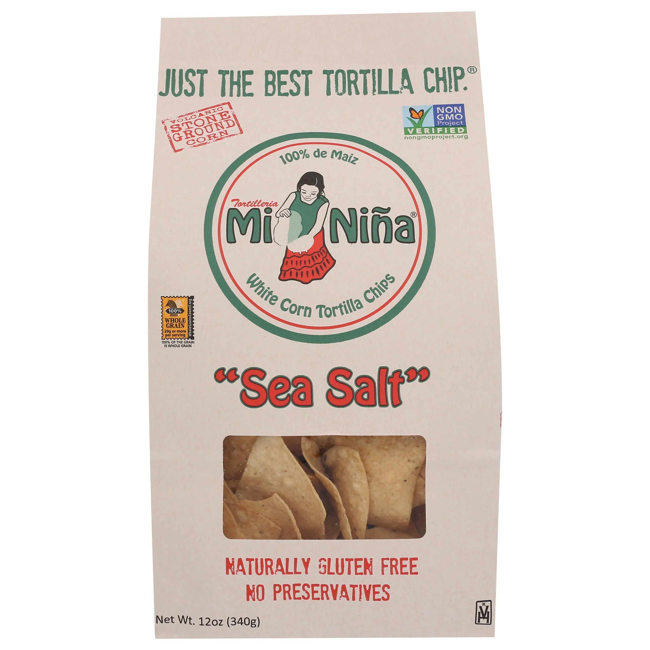 Chips, Tortilla, Sea Salt,9 - 12 OUNCE