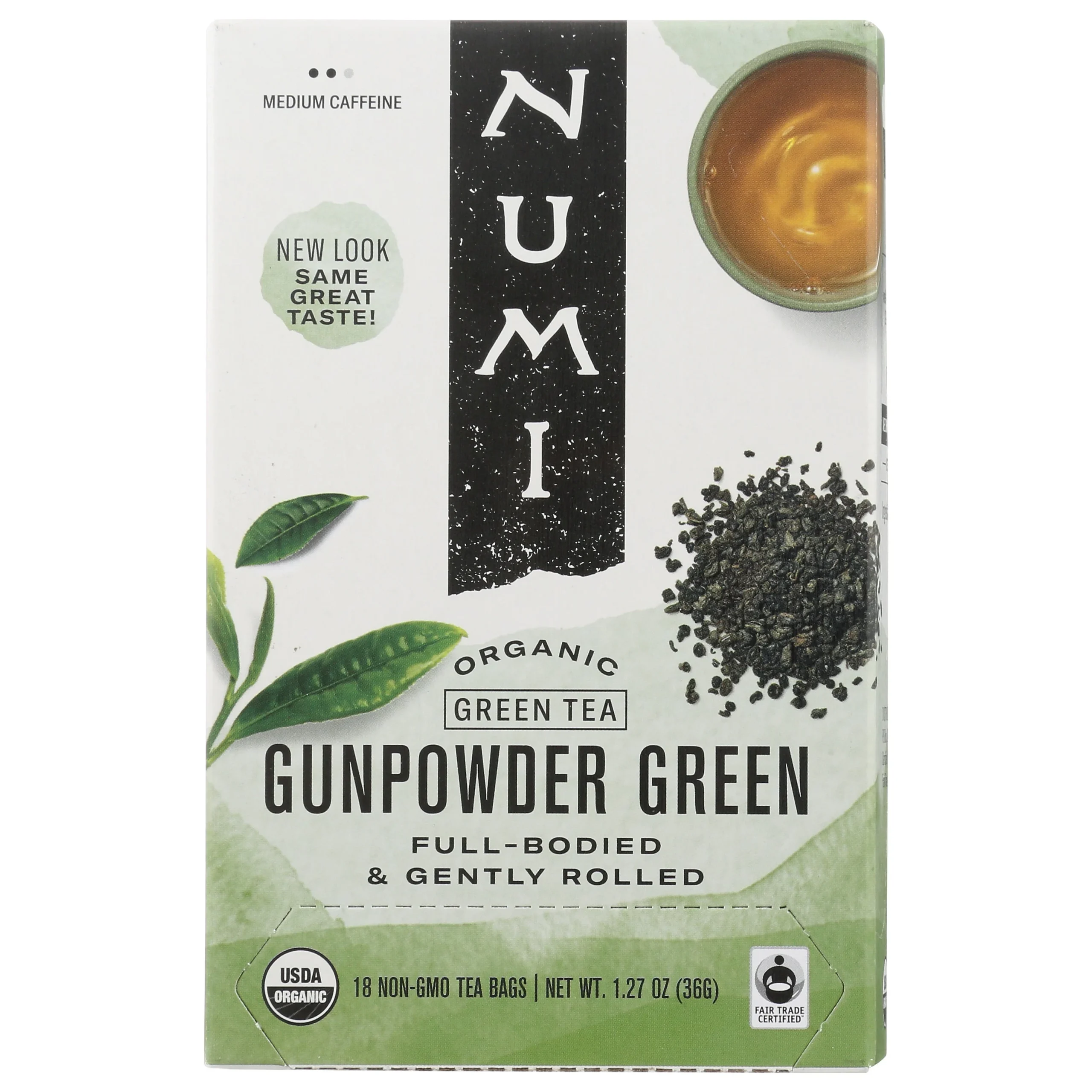 Tea, Green, Gunpowder, Individually-Wrapped with String,6 - 18 COUNT