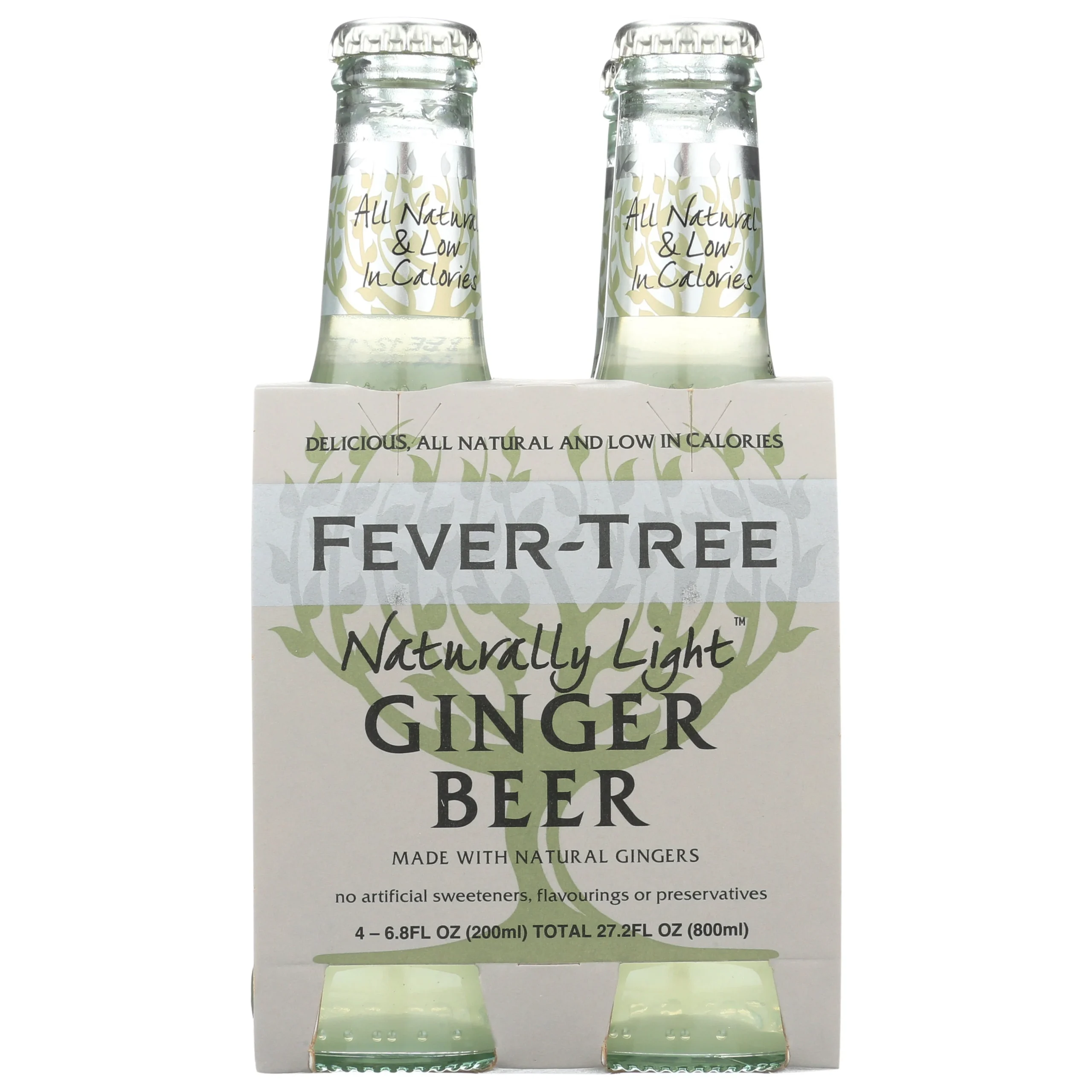 Soft Drink, Ginger Beer, Light, Glass, Single-Serve, 6.8 Fluid Ounce,6 - 27.2 FLUID