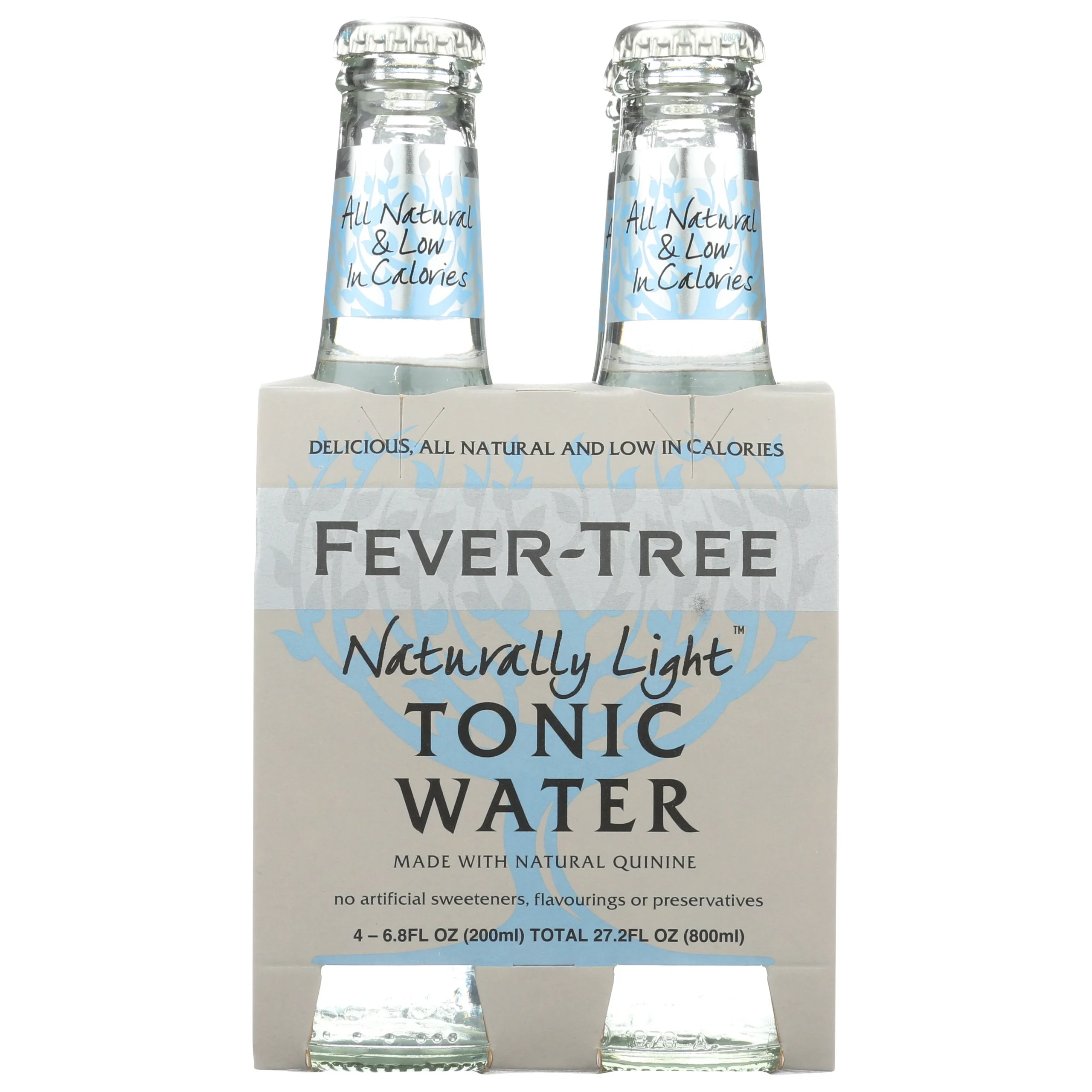 Soft Drink, Tonic Water, Light, Glass, Single-Serve, 6.8 Fluid Ounce,6 - 27.2 FLUID