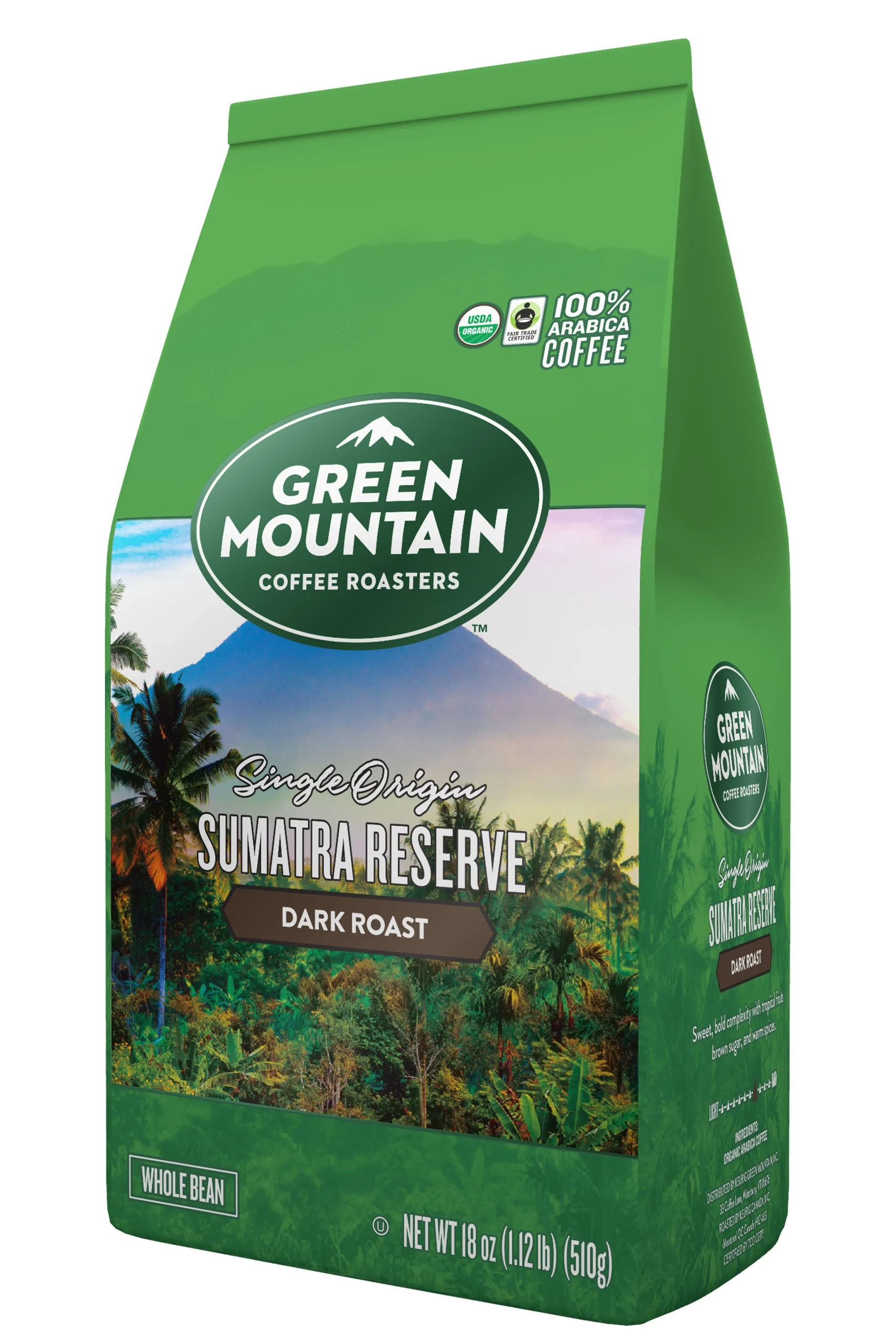 Coffee, Whole Bean, Dark Roast,6 - 18 OUNCE