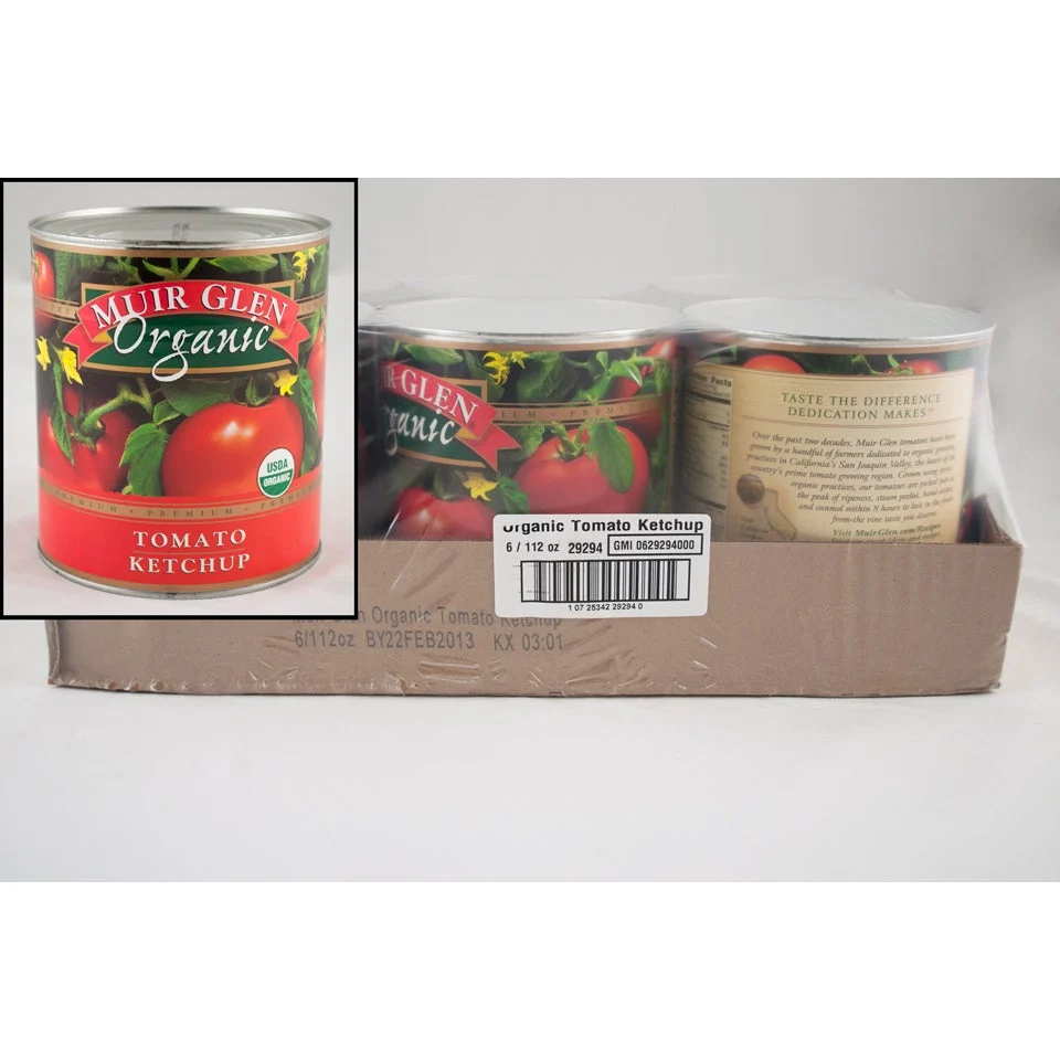 Ketchup, Tomato, Organic,6 - 112 OUNCE