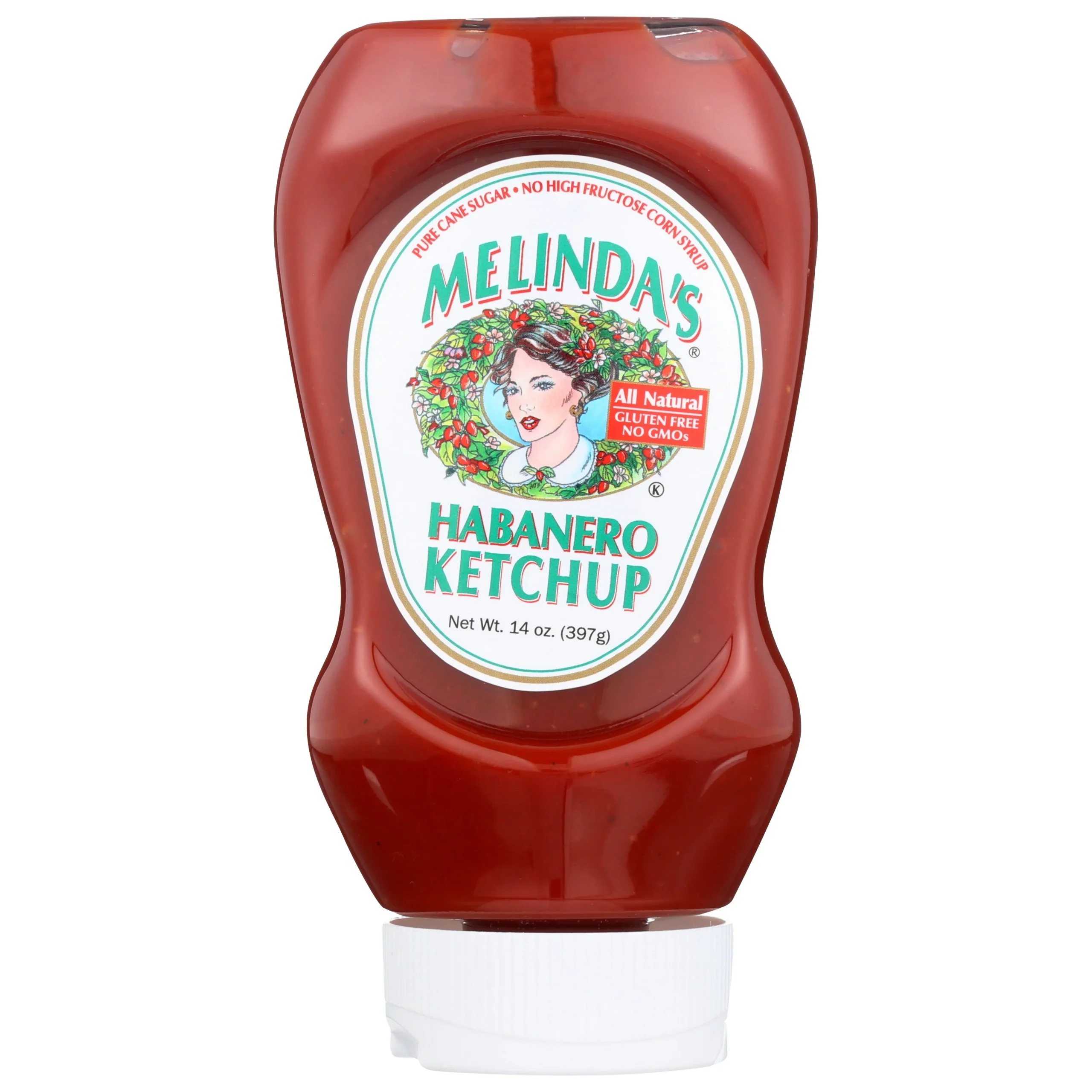 Ketchup, Habanero, Upside Down Squeeze Bottle,6 - 14 OUNCE