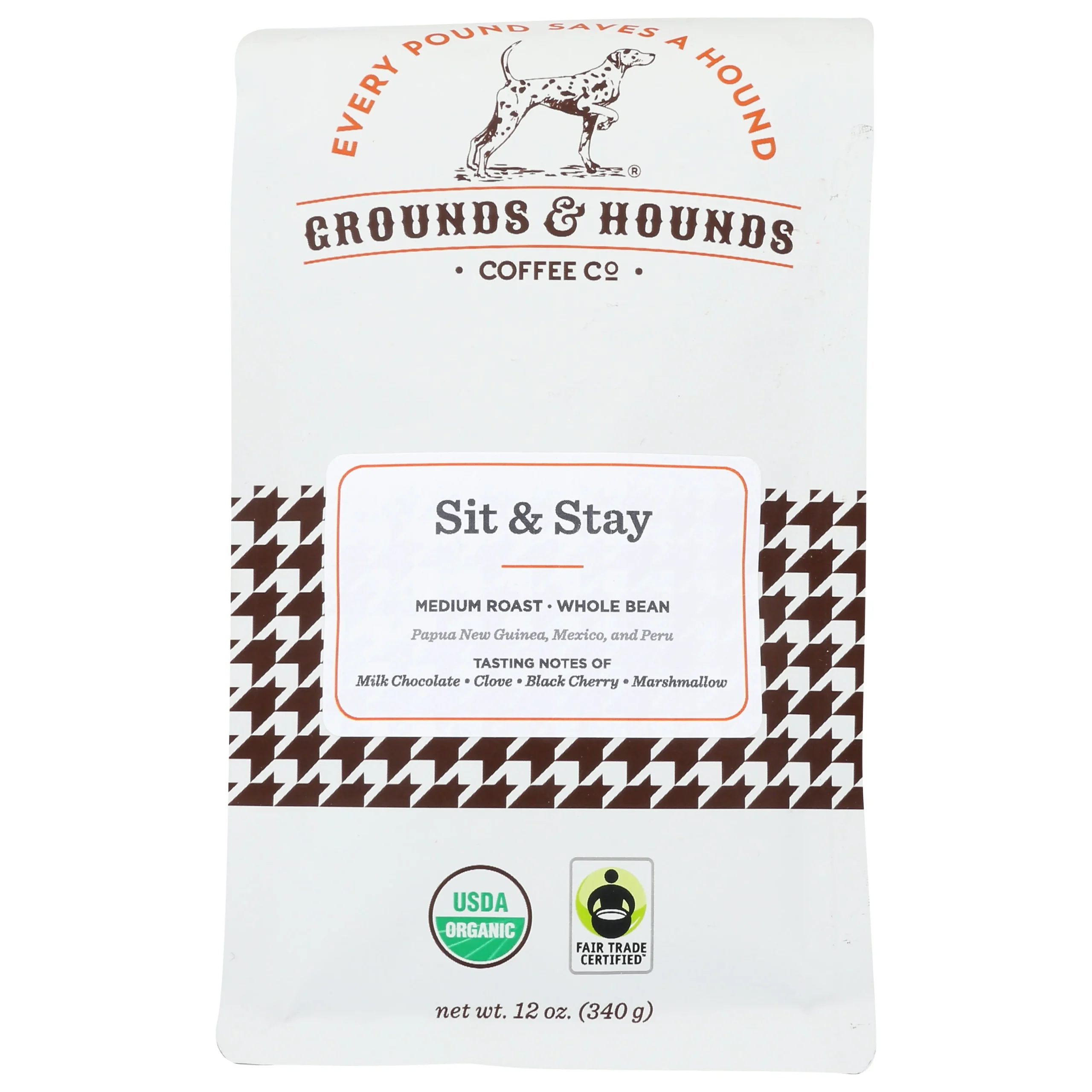 Coffee, Whole Bean, Medium Roast,8 - 12 OUNCE