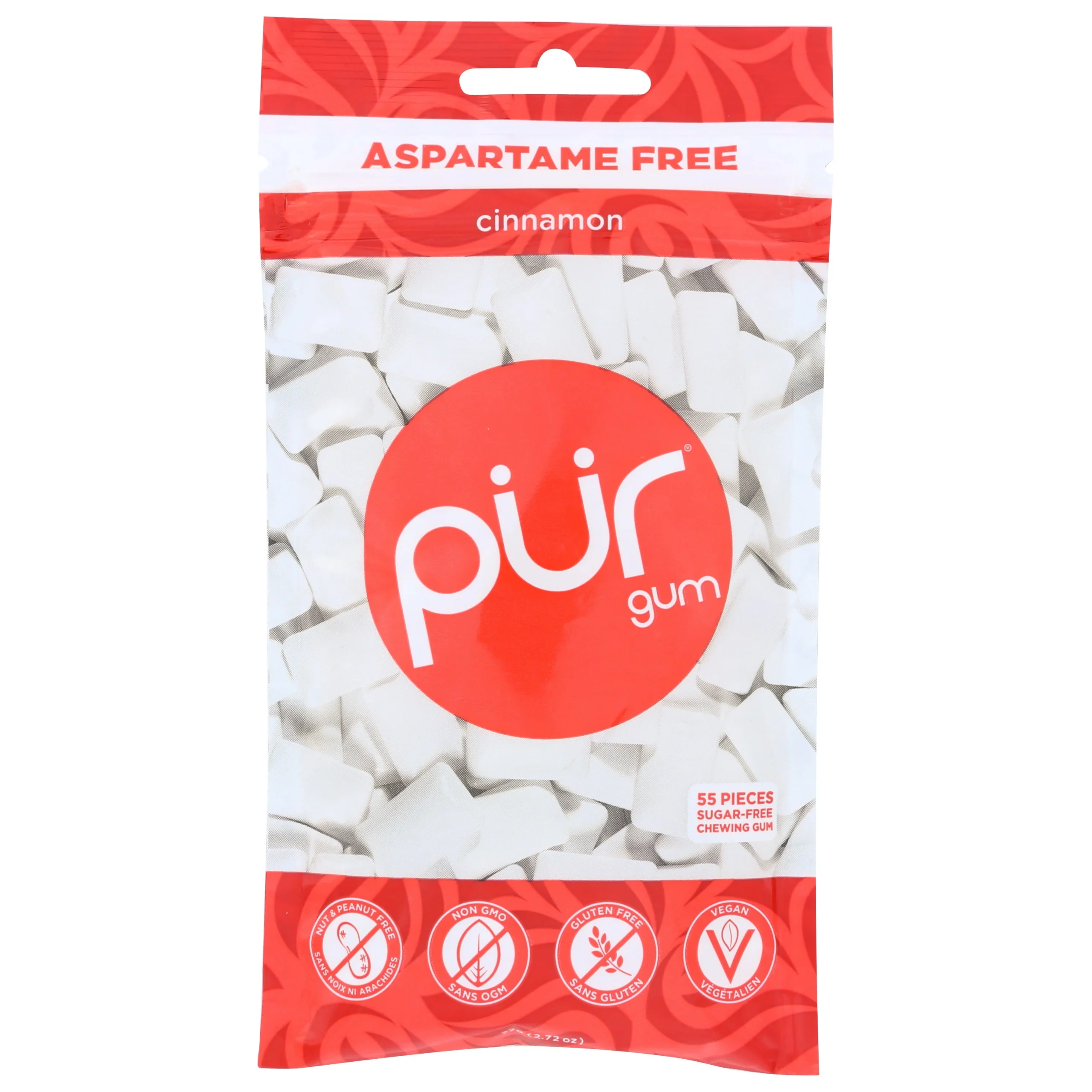 Gum, Cinnamon, Sugar-Free,12 - 55 COUNT
