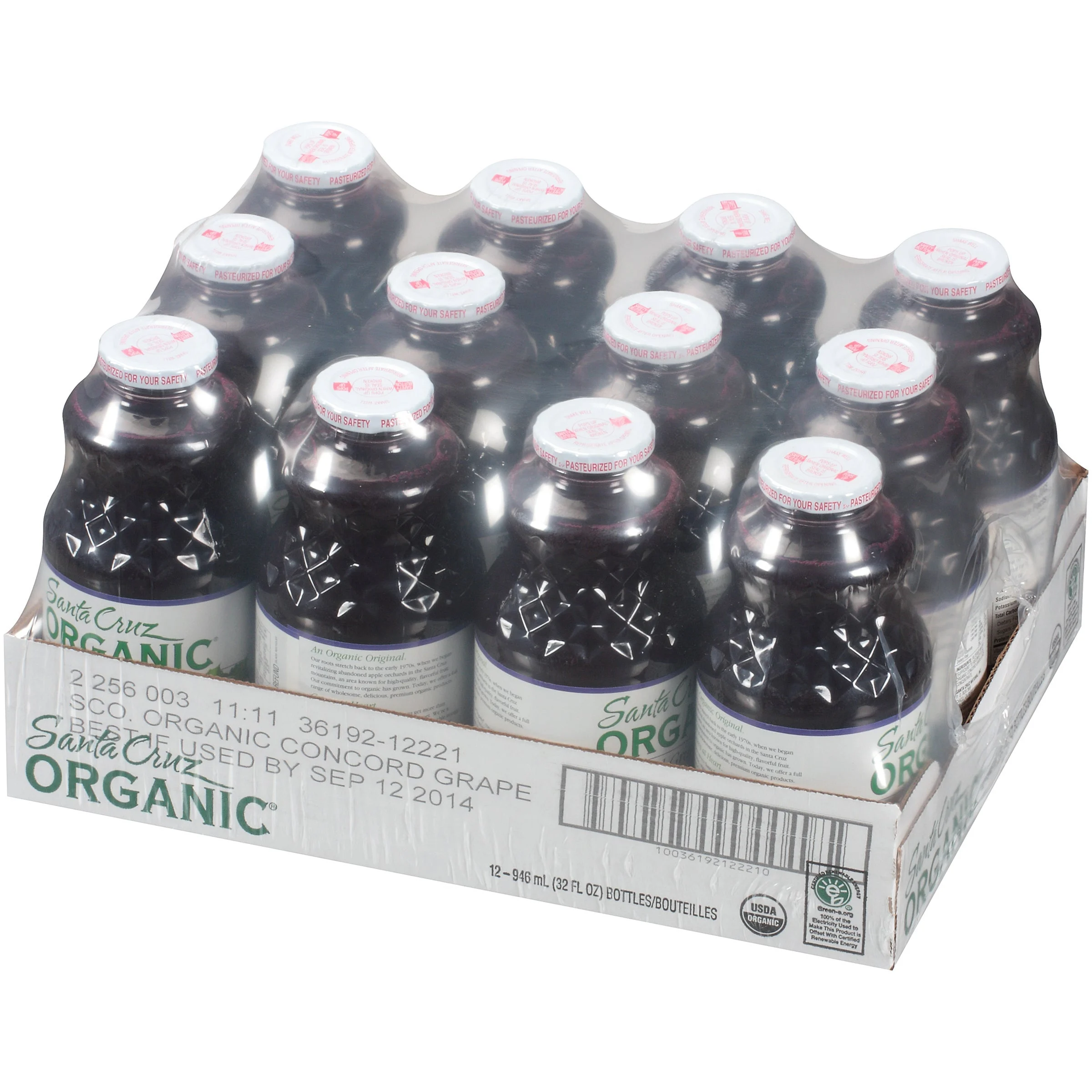 Juice, Concord Grape, 100%, From Concentrate, Shelf-Stable,6 - 32 FLUID