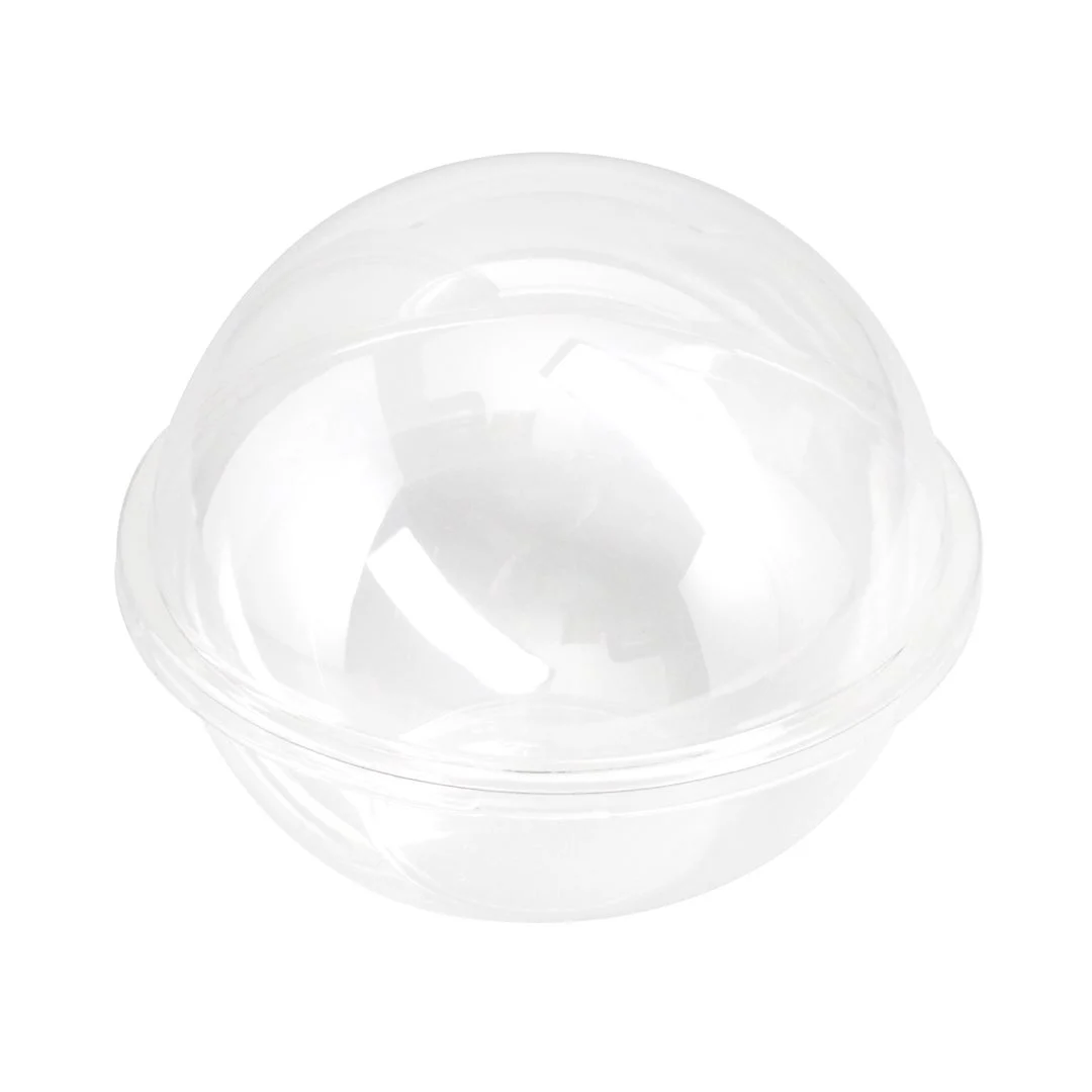 Containers, Salad, 28 Ounce, Plastic, Clear, with Dome Lid,1 - 500 COUNT