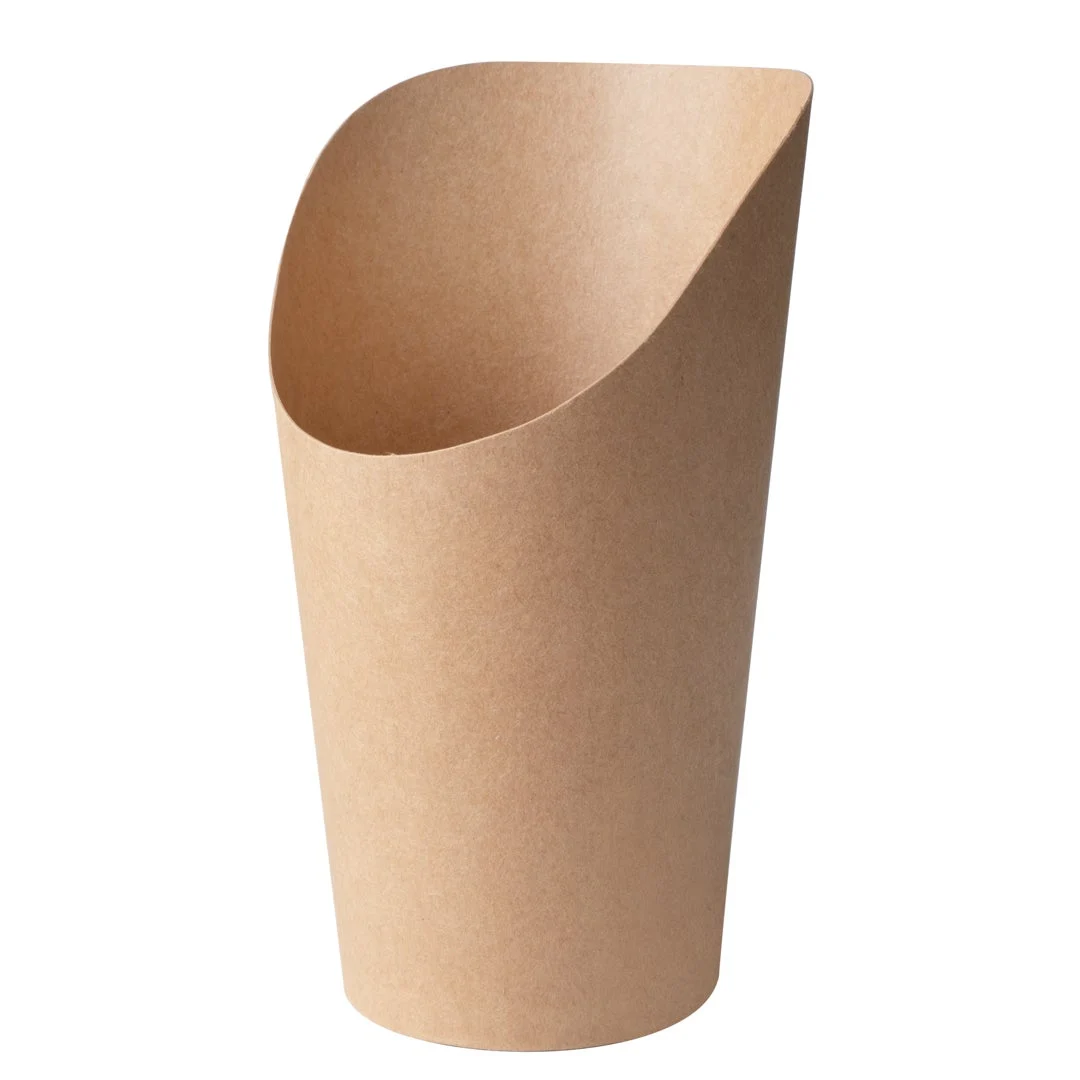 Cups, Incline, 16 Ounce, Paper, Kraft, Round,1 - 100 COUNT