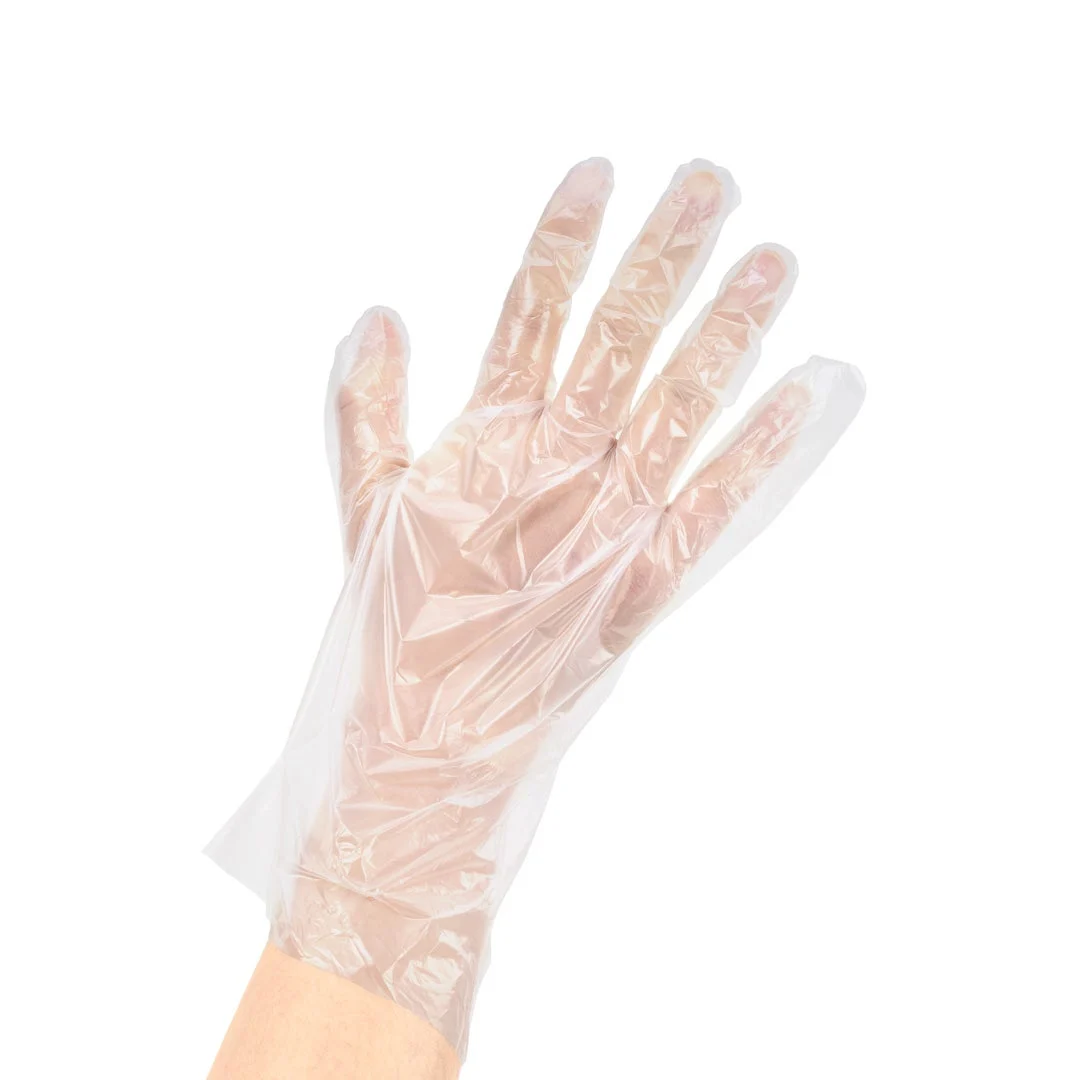 Gloves, Poly, Small, Powder-Free, Clear, Compostable,1 - 1000 COUNT