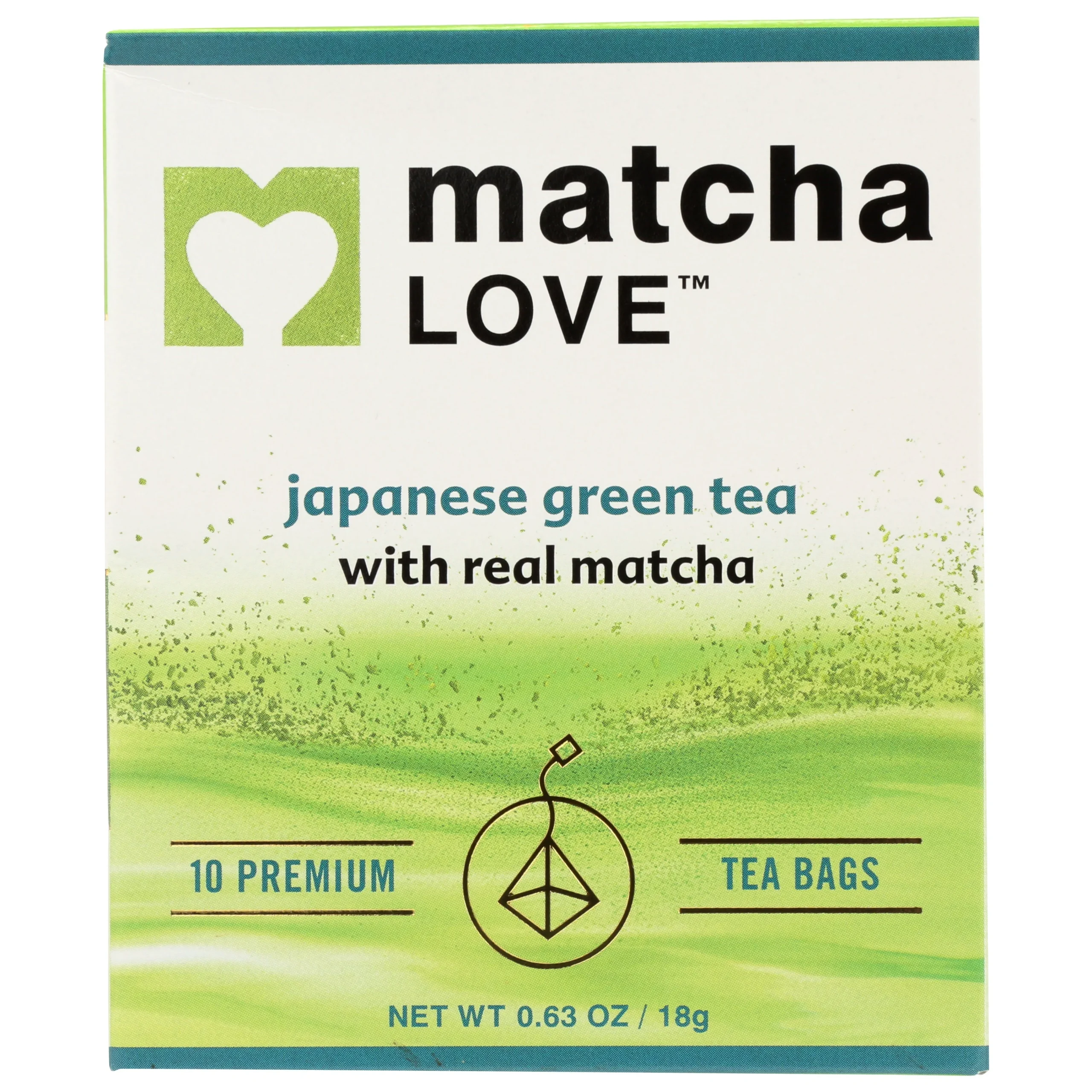 Tea, Green, Matcha, Individually Wrapped with String,6 - 10 COUNT