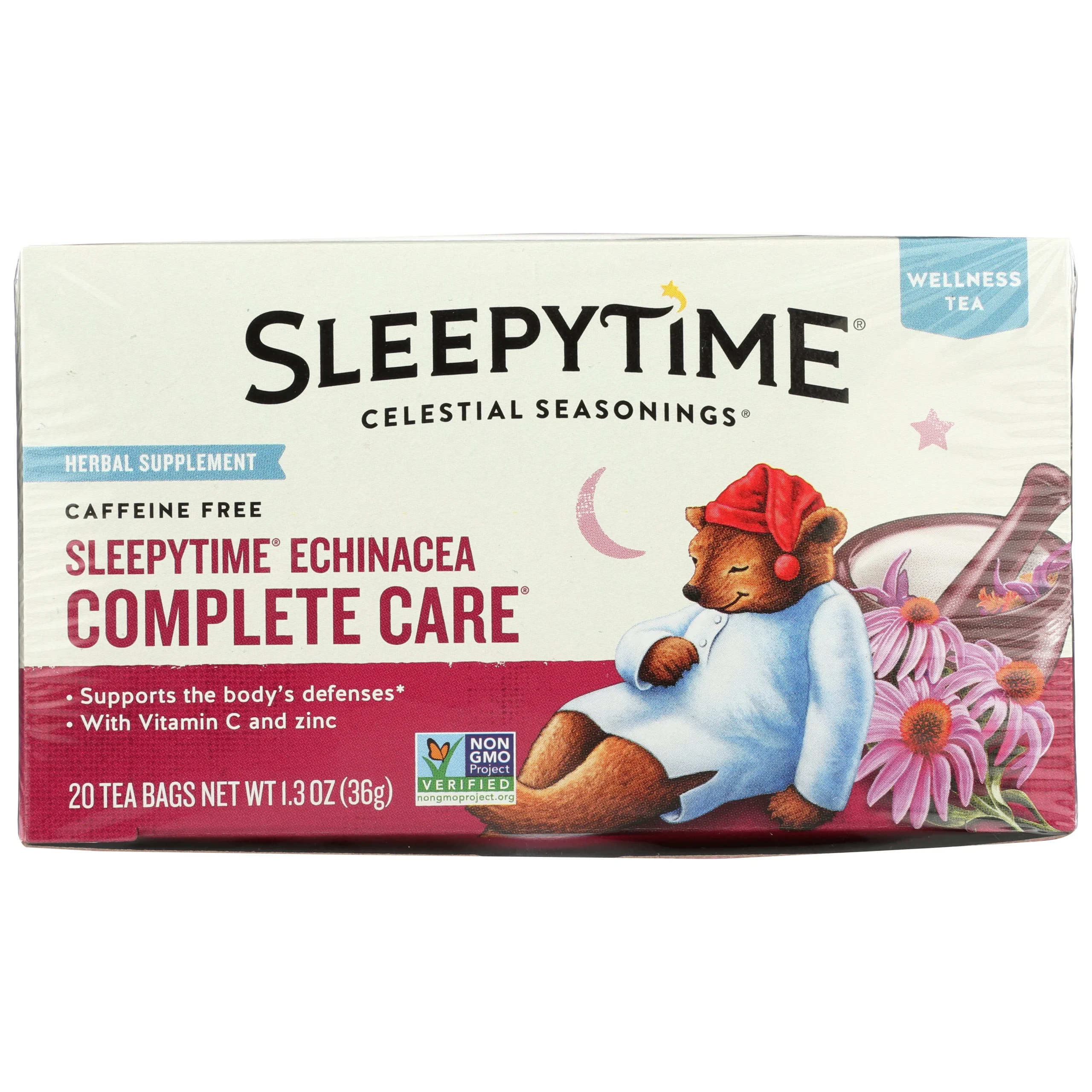 Tea, Herbal, Complete Care, Individually Wrapped with String,6 - 20 COUNT