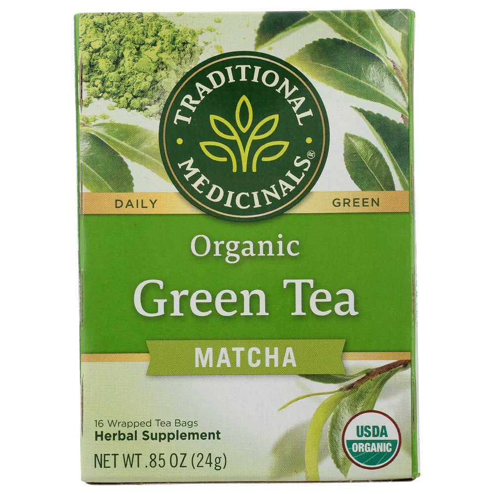 Tea, Green, Matcha, Individually Wrapped with String,6 - 16 COUNT