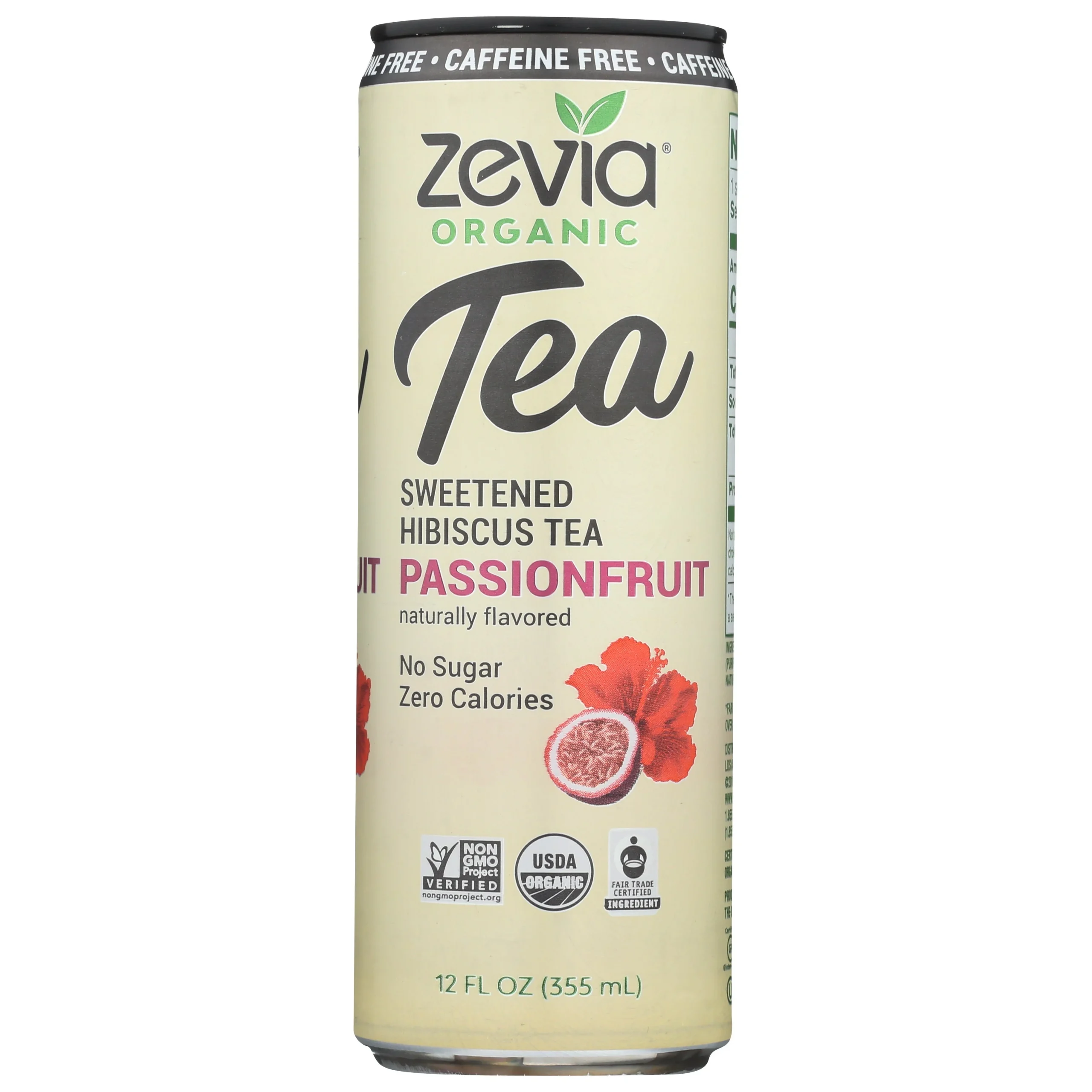 Tea, Sweetened Hibiscus, Passionfruit, Caffeine-Free, Zero Calorie, Single-Serve,12 - 12 FLUID