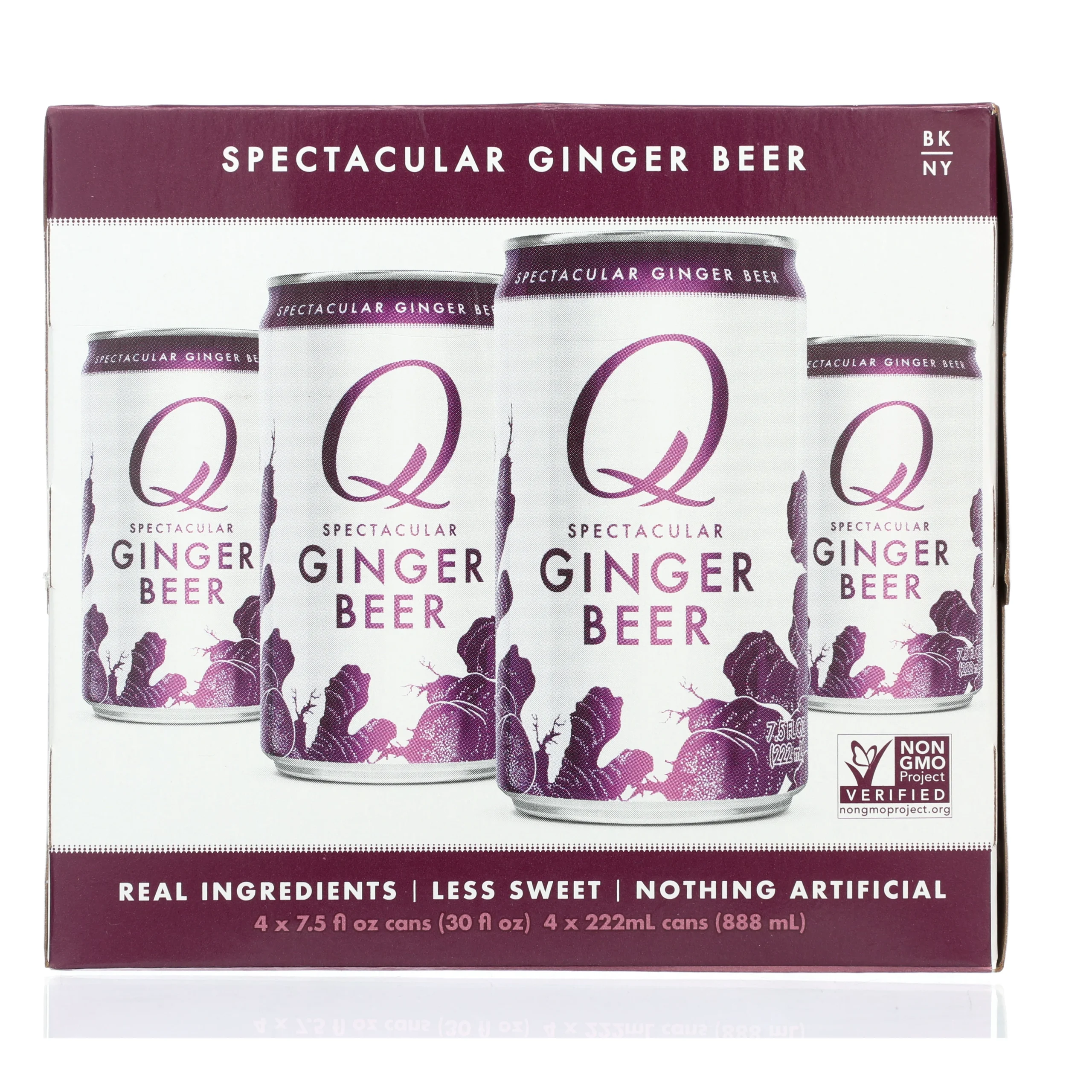 Soft Drink, Ginger Beer, 7.5 Fluid Ounce,6 - 4 COUNT