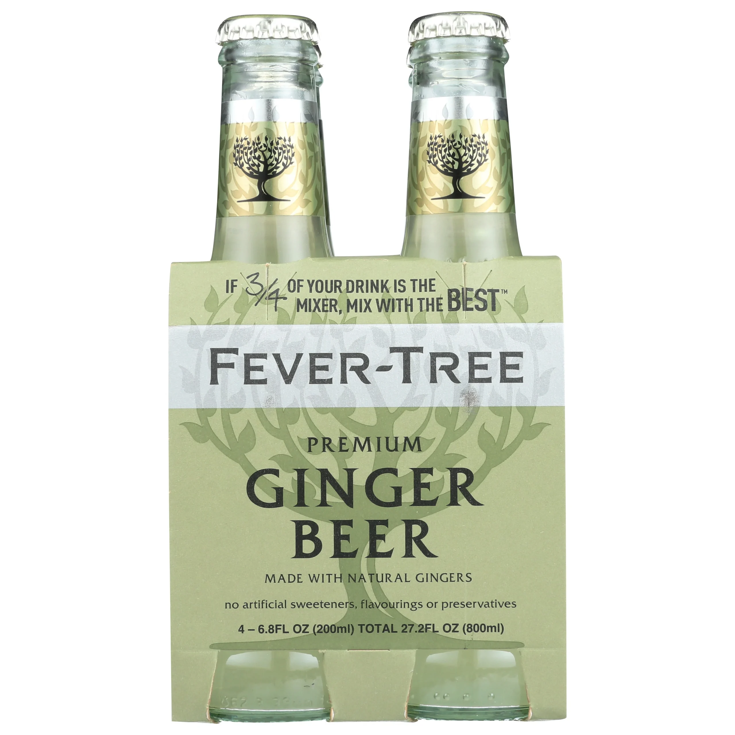 Soft Drink, Ginger Beer, 6.8 Fluid Ounce,6 - 4 COUNT