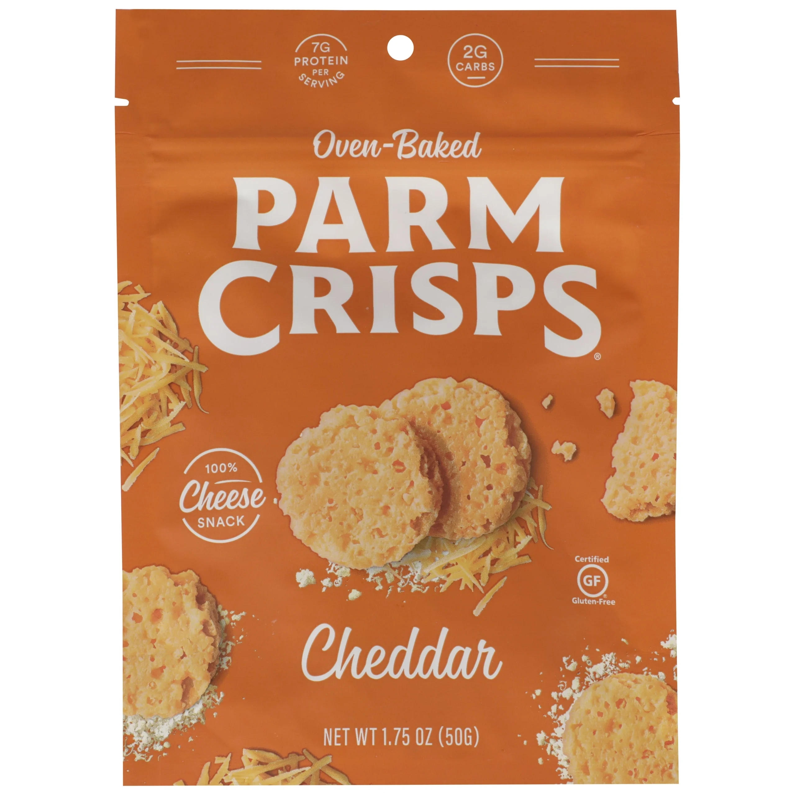 Snacks, Parmesan Crisps, Cheddar,12 - 1.75 OUNCE