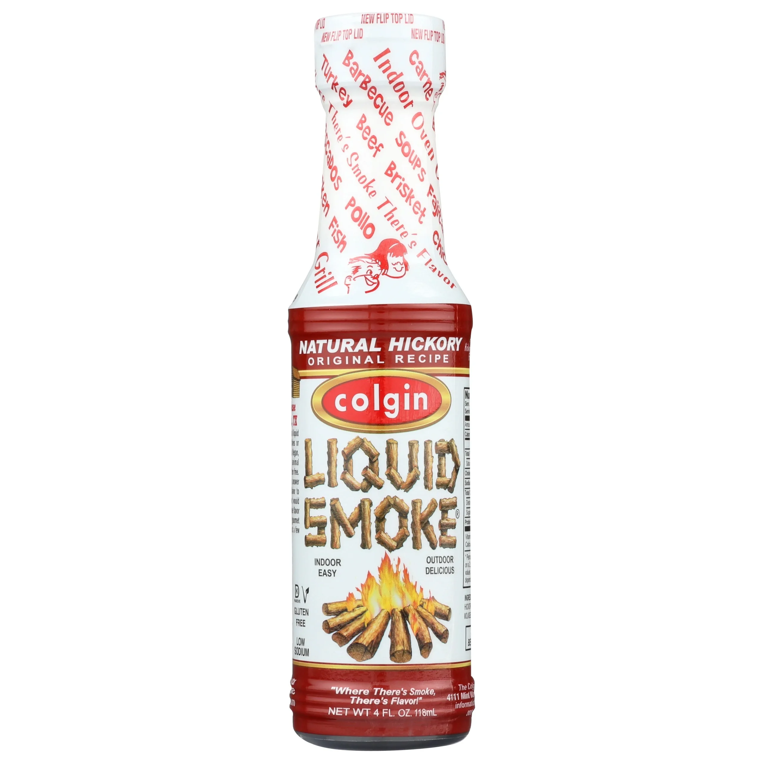 Liquid Smoke, Hickory,12 - 4 FLUID