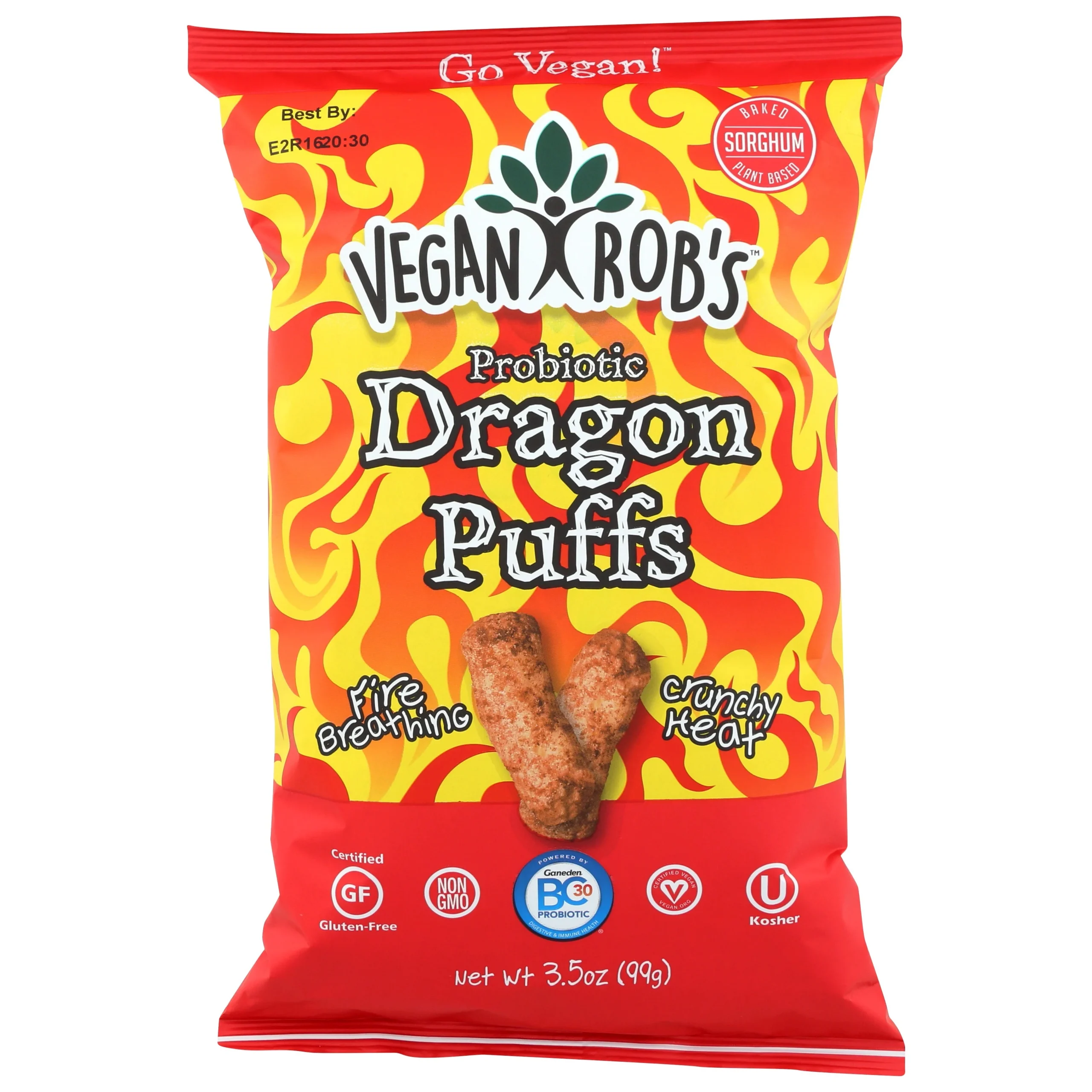 Snack Puffs, Spicy, Dragon,12 - 3.5 OUNCE
