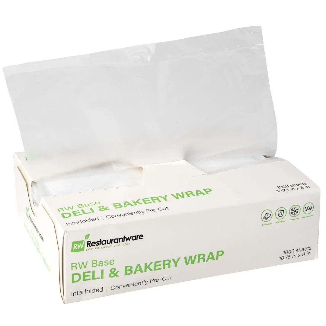 Wraps, Deli & Bakery, 10.75 x 8 Inch, Plastic, Interfolded,1 - 1000 COUNT