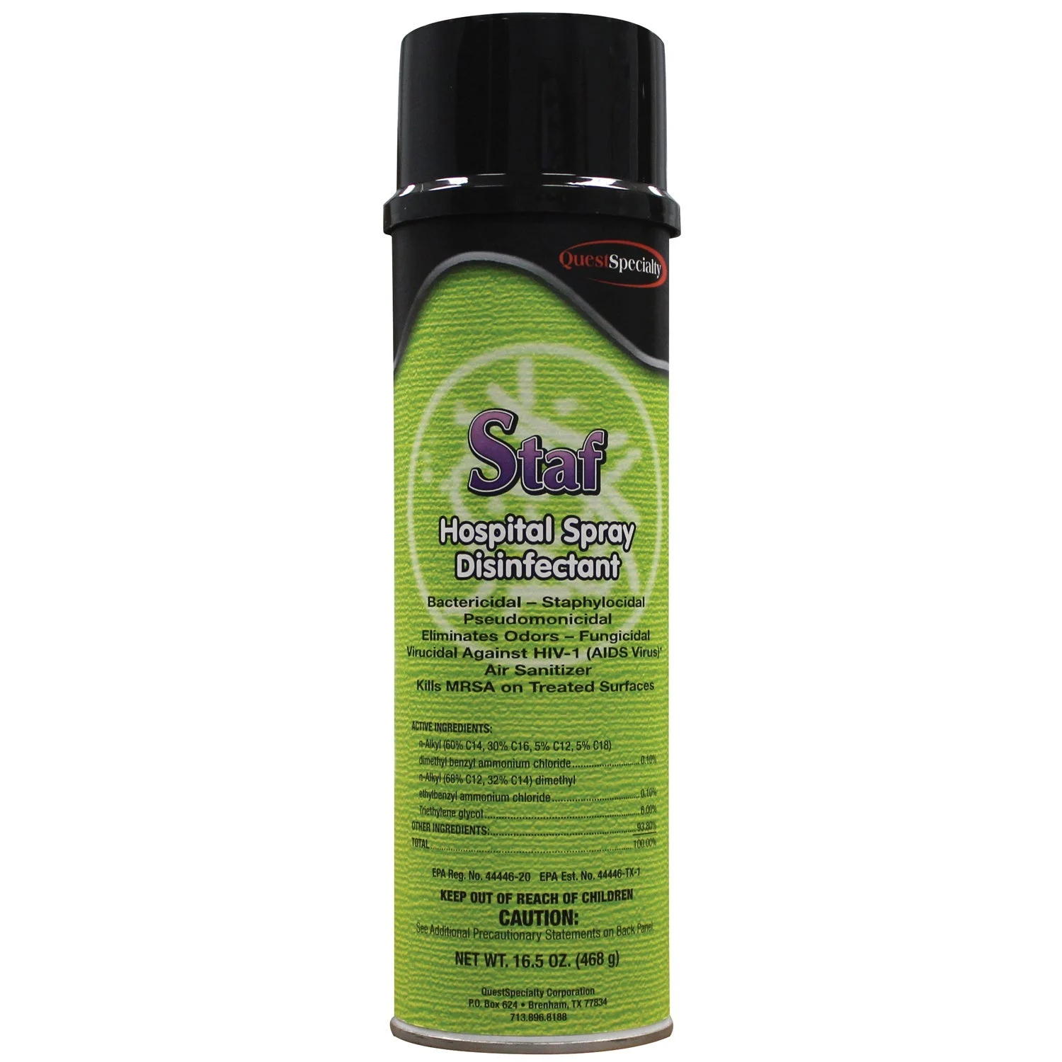 Cleaner & Disinfectant, Hospital, Ready-to-Use, Aerosol,12 - 16.5 FLUID