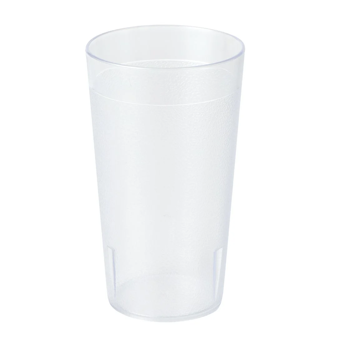 Tumbler, Pebbled, Clear 12 Ounce, Plastic,1 - 12 COUNT