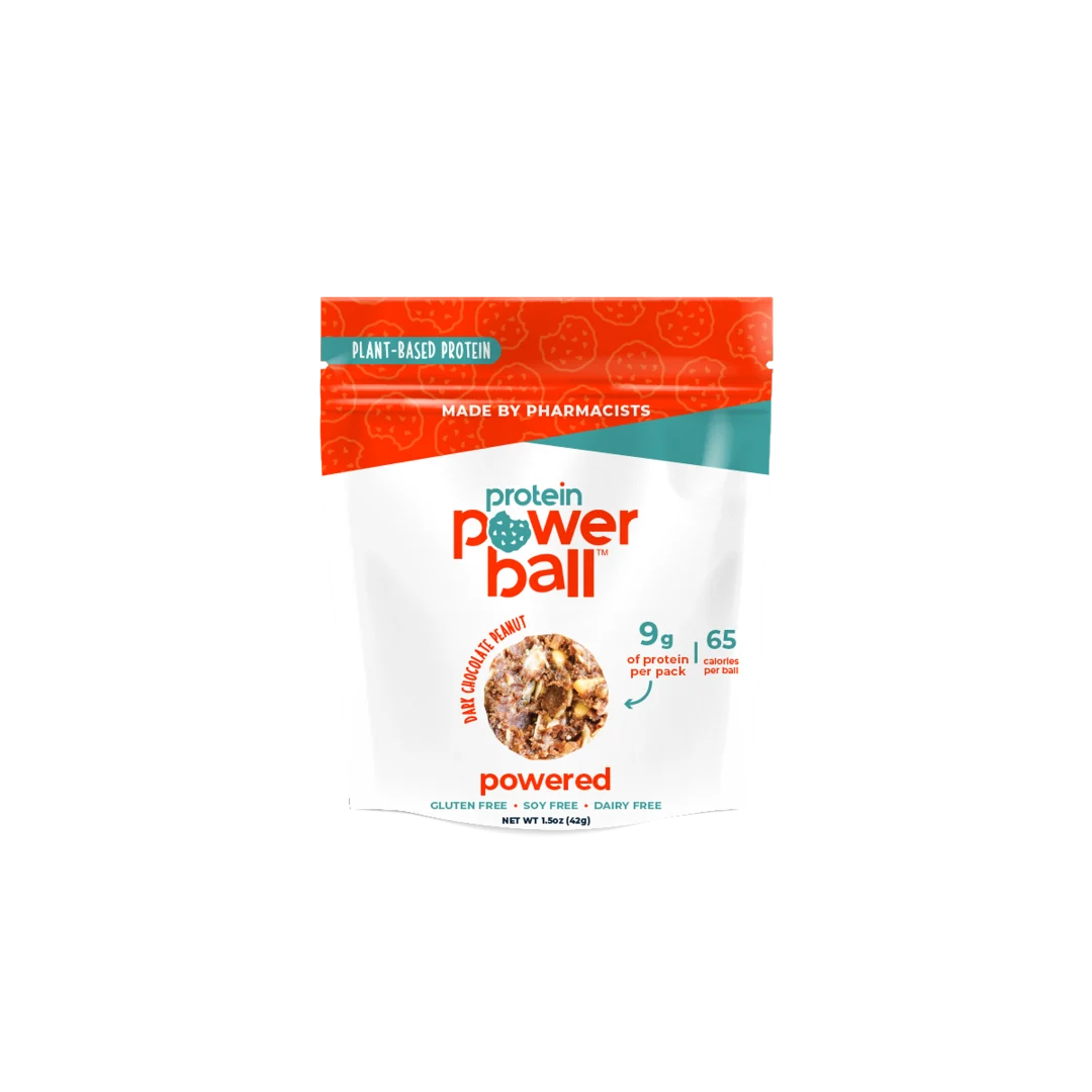 Snack Balls, Protein, Dark Chocolate Peanut, Single-Serve,12 - 1.5 OUNCE