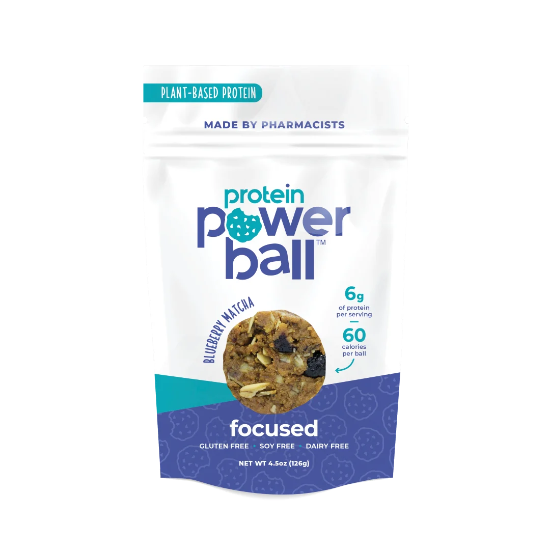 Snack Balls, Protein, Blueberry Matcha,12 - 4.5 OUNCE