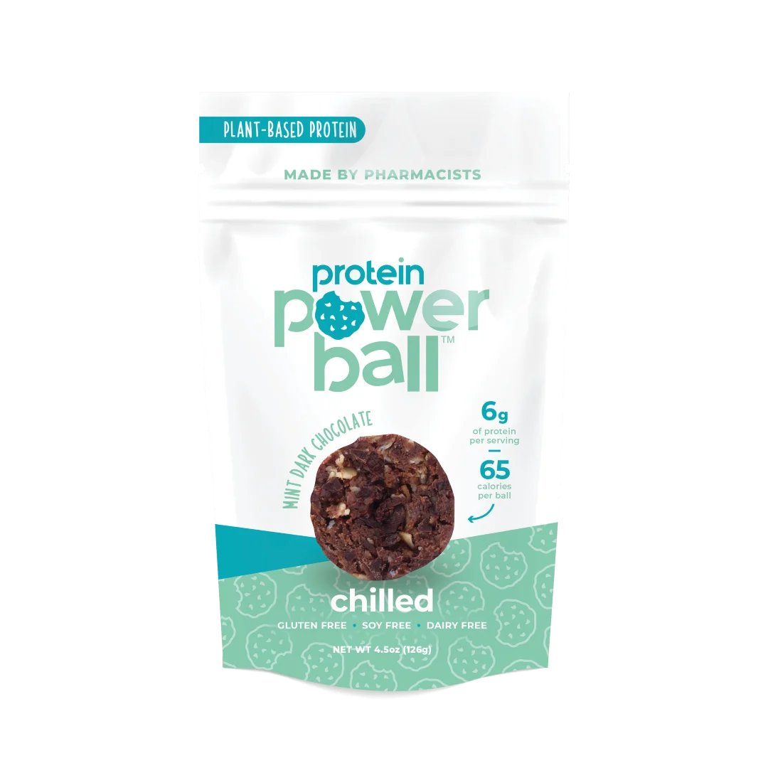 Snack Balls, Protein, Mint Dark Chocolate,12 - 4.5 OUNCE