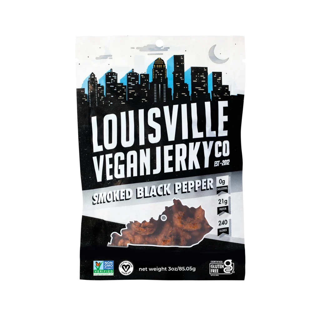 Jerky, Soy Protein, Smoked Black Pepper,10 - 3 OUNCE