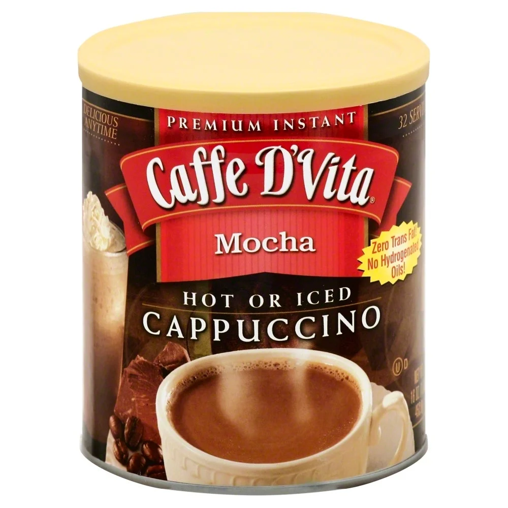 Drink Mix, Powdered, Mocha Cappuccino,6 - 16 OUNCE