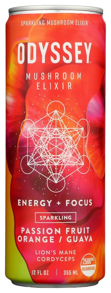 Energy Drinks, Passion Fruit/Orange/Guava, Sparkling, Single-Serve,12 - 12 FLUID