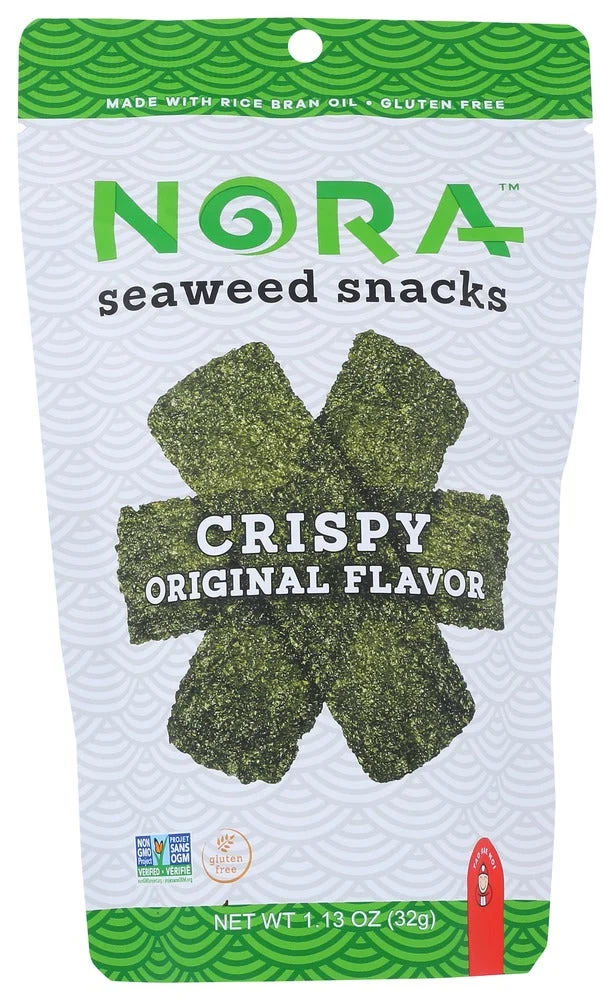 Snacks, Roasted Seaweed, Crispy, Original,12 - 1.13 OUNCE