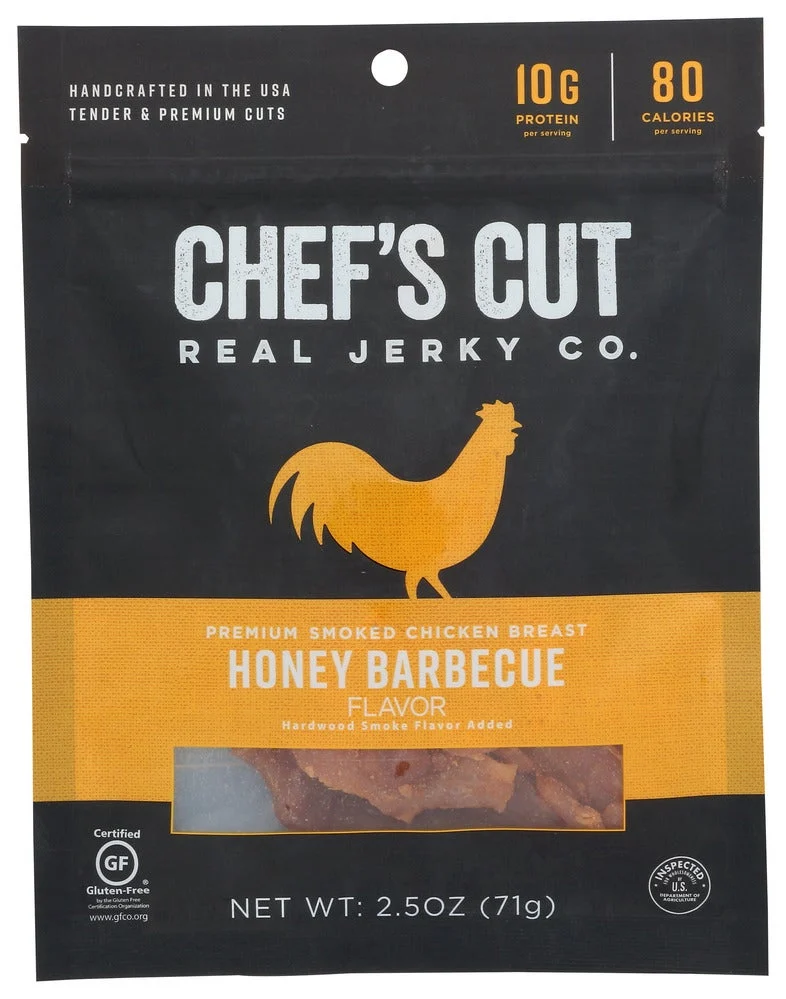 Chicken Jerky, Honey Barbecue,8 - 2.5 OUNCE