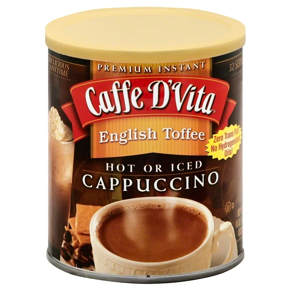 Drink Mix, Powdered, English Toffee Cappuccino,6 - 16 OUNCE