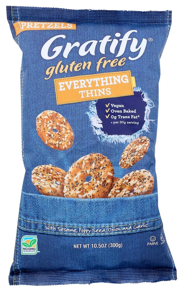 Pretzel Thins, Everything,6 - 10.5 OUNCE
