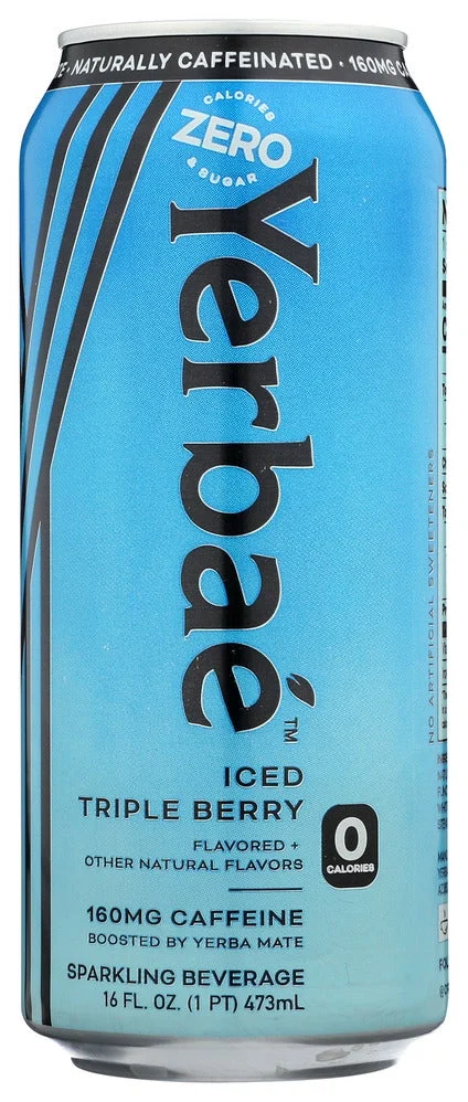 Tea, Yerba Mate, Sparkling Triple Berry, Single-Serve,12 - 16 FLUID