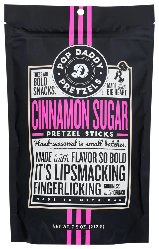 Pretzel Sticks, Cinnamon Sugar,12 - 7.5 OUNCE