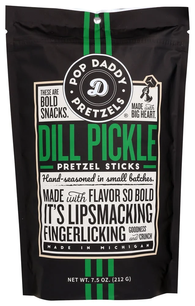 Pretzel Sticks, Dill Pickle,12 - 7.5 OUNCE