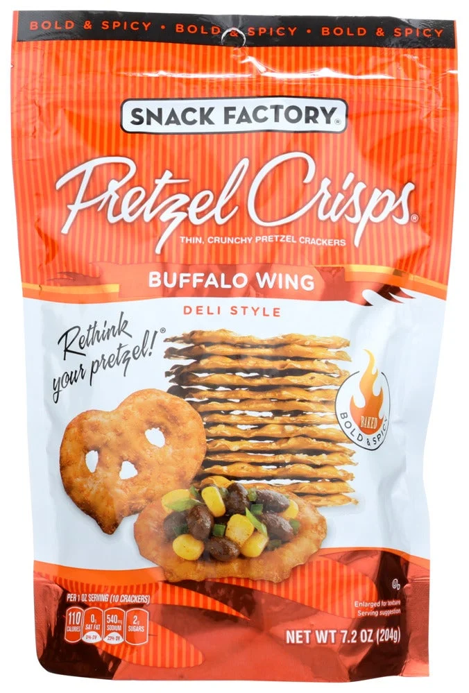 Pretzel Crisps, Buffalo Wing,12 - 7.2 OUNCE
