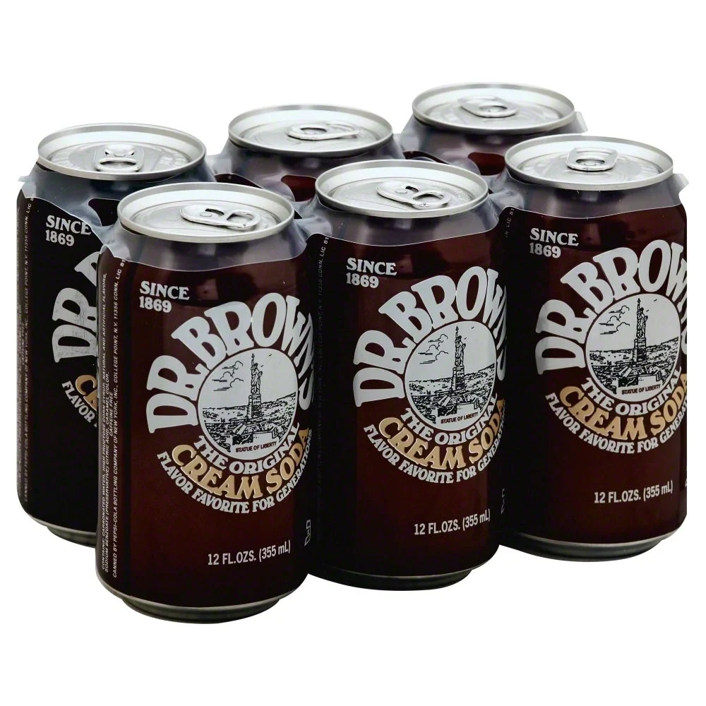 Soft Drinks, Cream Soda, Single-Serve, Can, 12 Fluid Ounce,4 - 6 COUNT