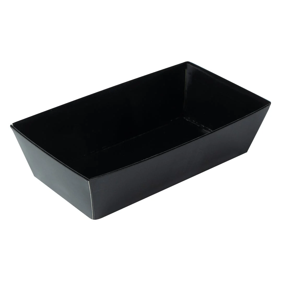 Containers, Sushi, 4.75 x 2.5 x 1.5 Inch, Paper, Black, Rectangular,1 - 100 COUNT