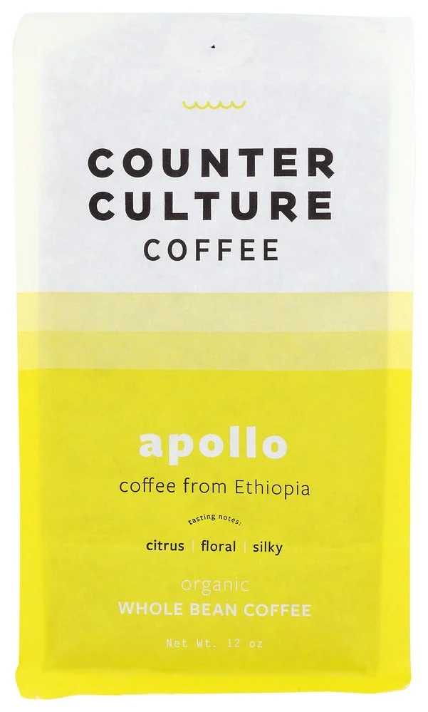 Coffee, Whole Bean, Ethiopian, Apollo,6 - 12 OUNCE