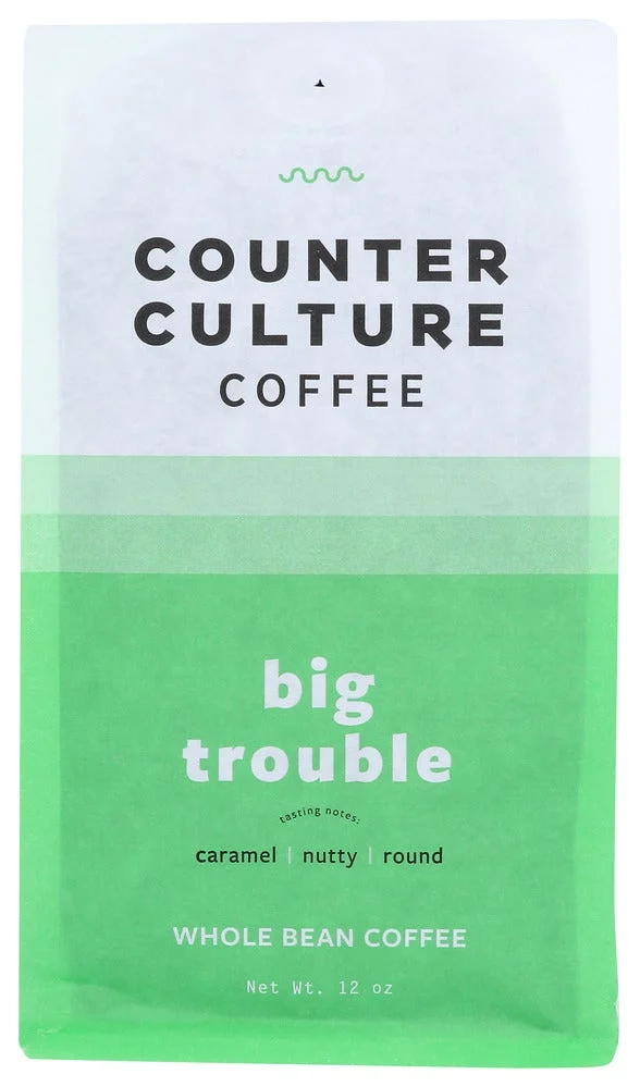 Coffee, Whole Bean, Big Trouble,6 - 12 OUNCE