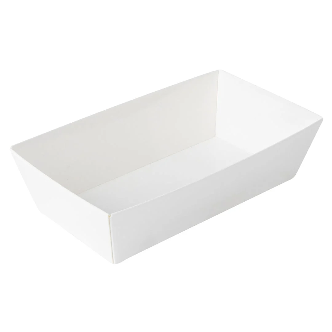 Containers, Sushi, 4.75 x 2.5 x 1.5 Inch, Paper, White, Rectangular,1 - 100 COUNT