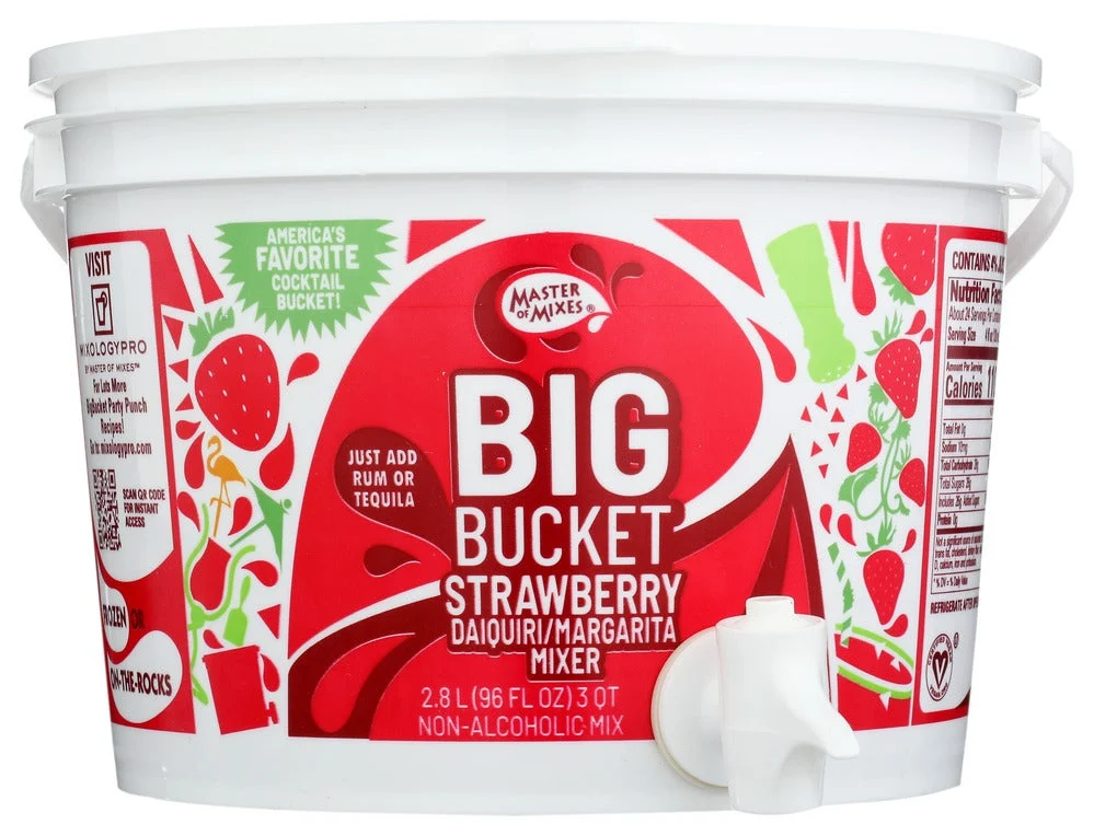 Cocktail Mix, Strawberry Daiquiri/Margarita, Shelf-Stable,4 - 96 FLUID
