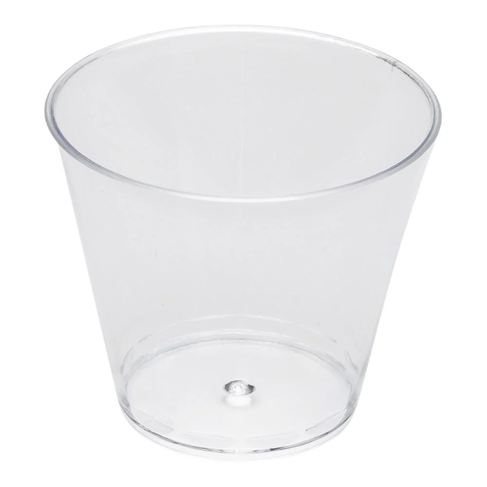 Cups, Dessert, 4 Ounce, Plastic, Clear, 2.5 x 2.5 x 2.25 Inch,1 - 20 COUNT